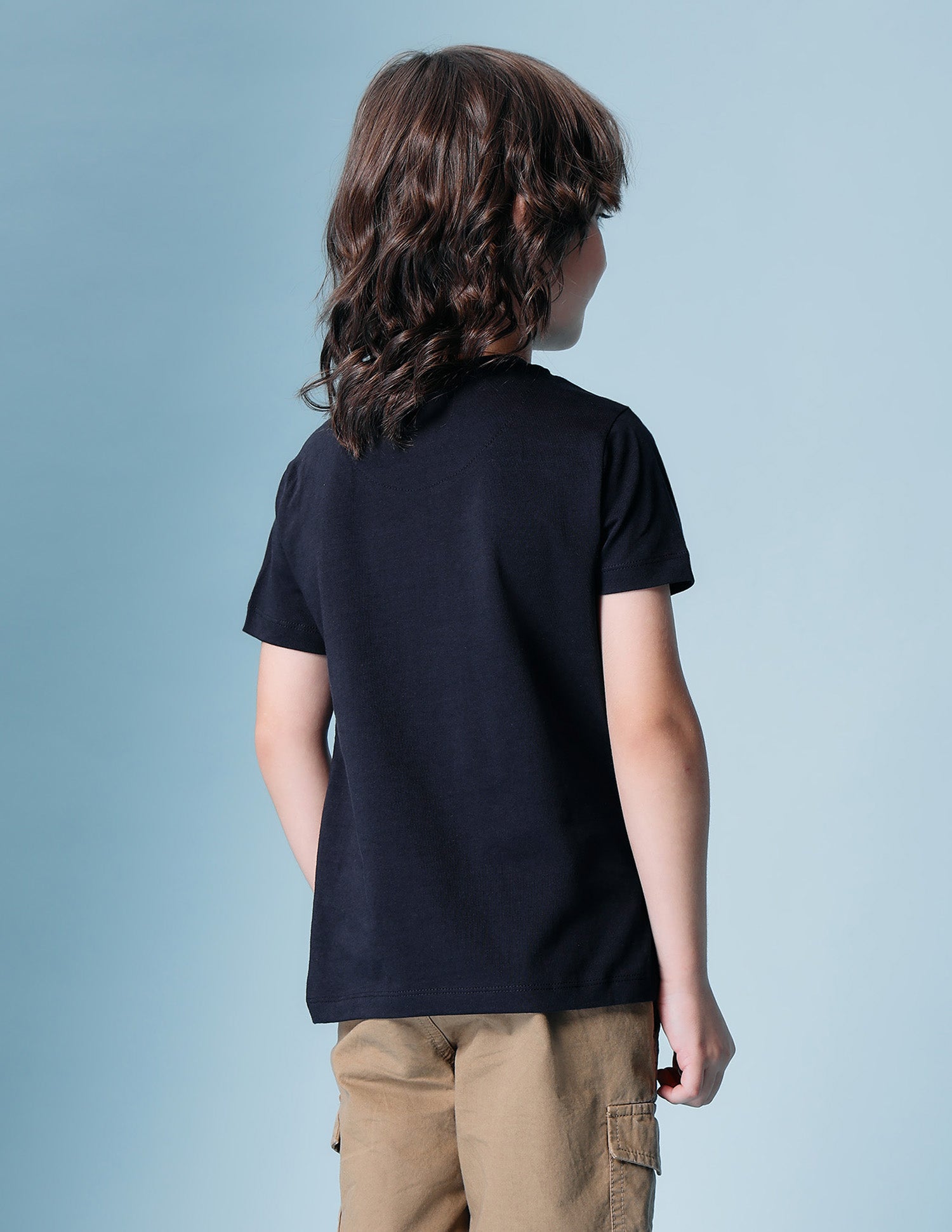 Boys Brand Printed Regular Fit T-Shirt Olive - U.S. POLO ASSN. | Large