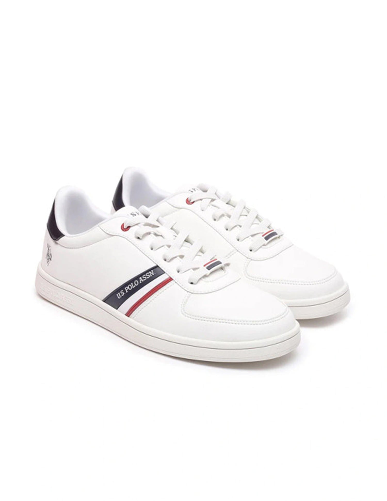 Alco 3.0 Striped Sneakers Off White - U.S. Polo Assn. India | Large