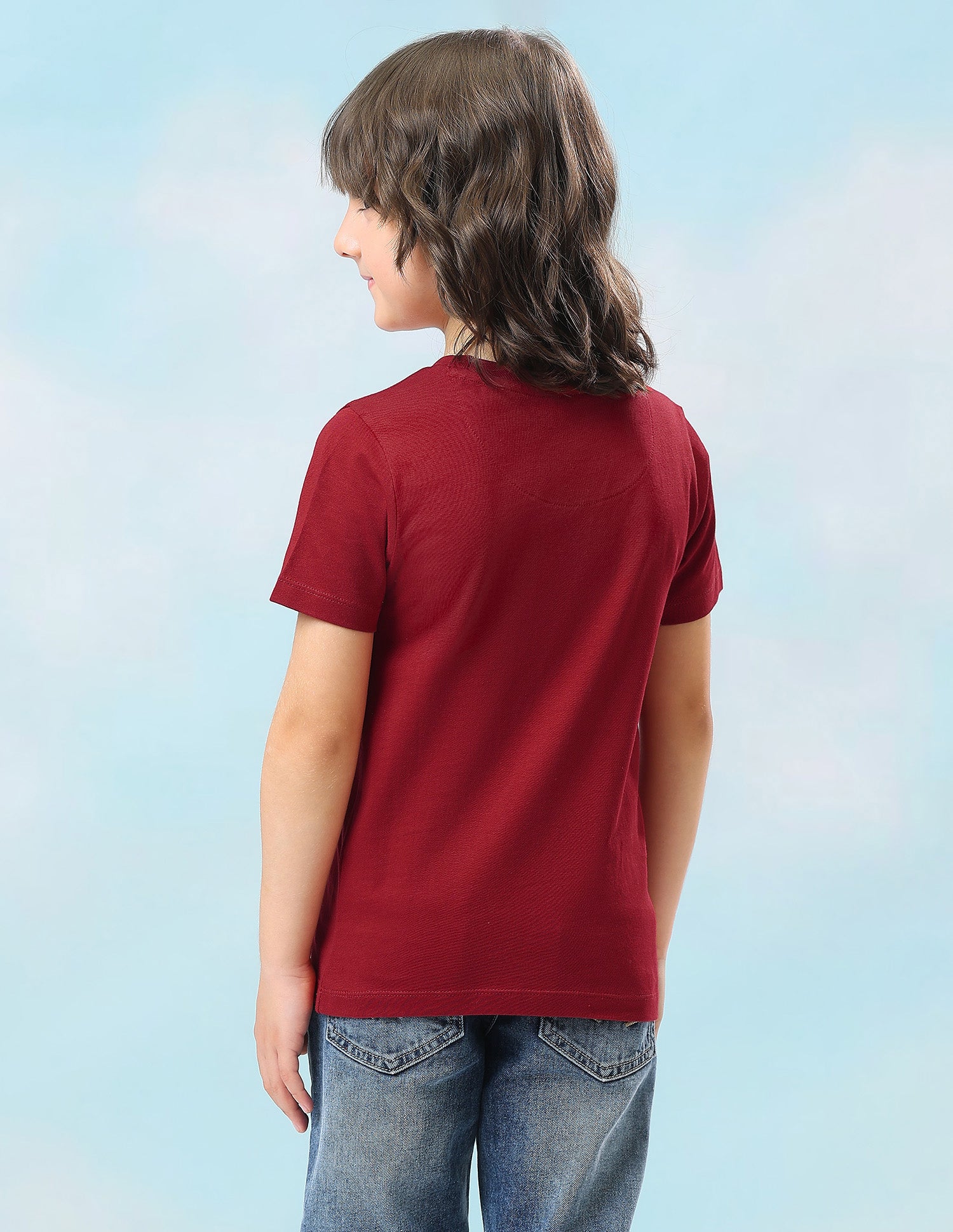 Solid Regular Fit T-Shirt Red - U.S. Polo Assn. India | Large