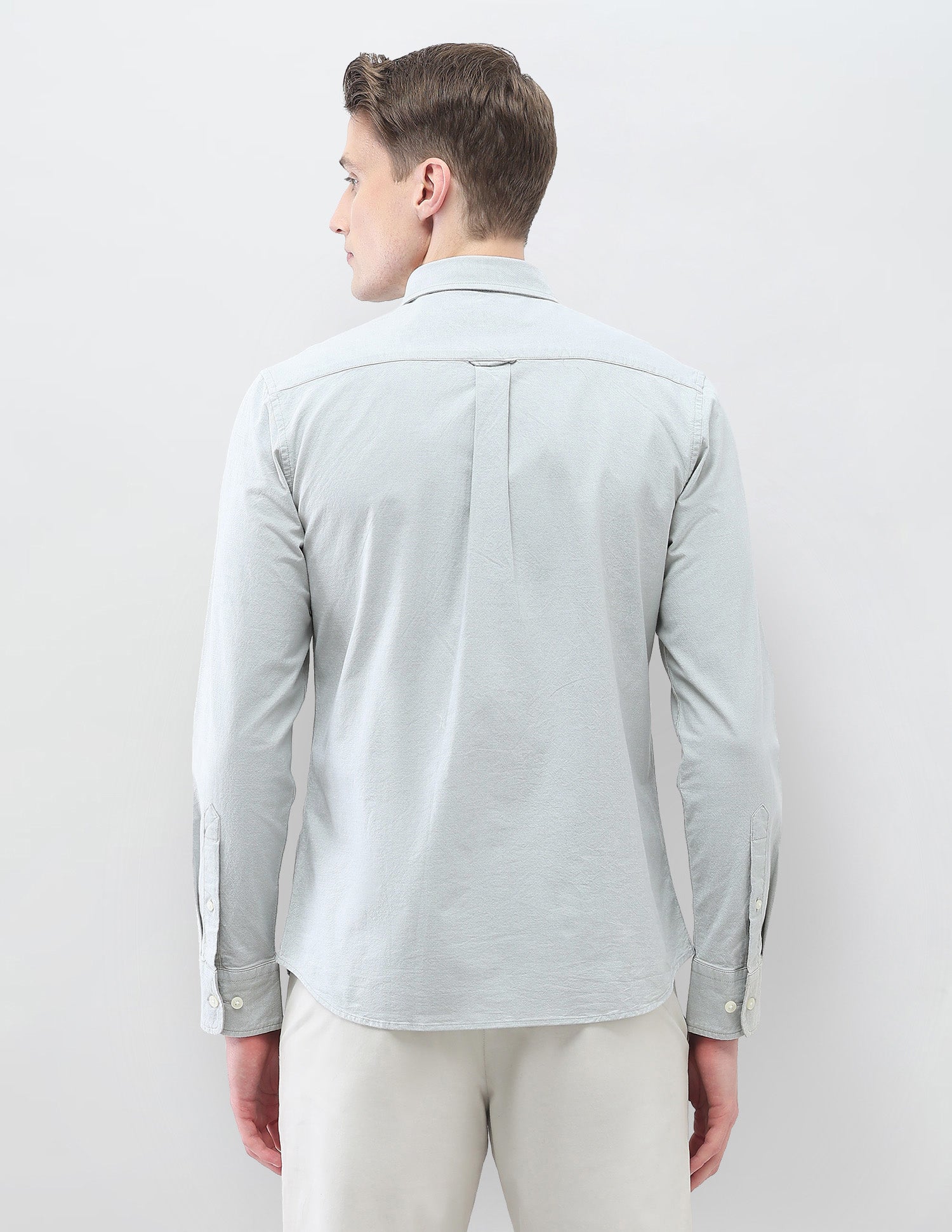 Casa De Campo Solid Shirt Light Green - U.S. Polo Assn. India | Large