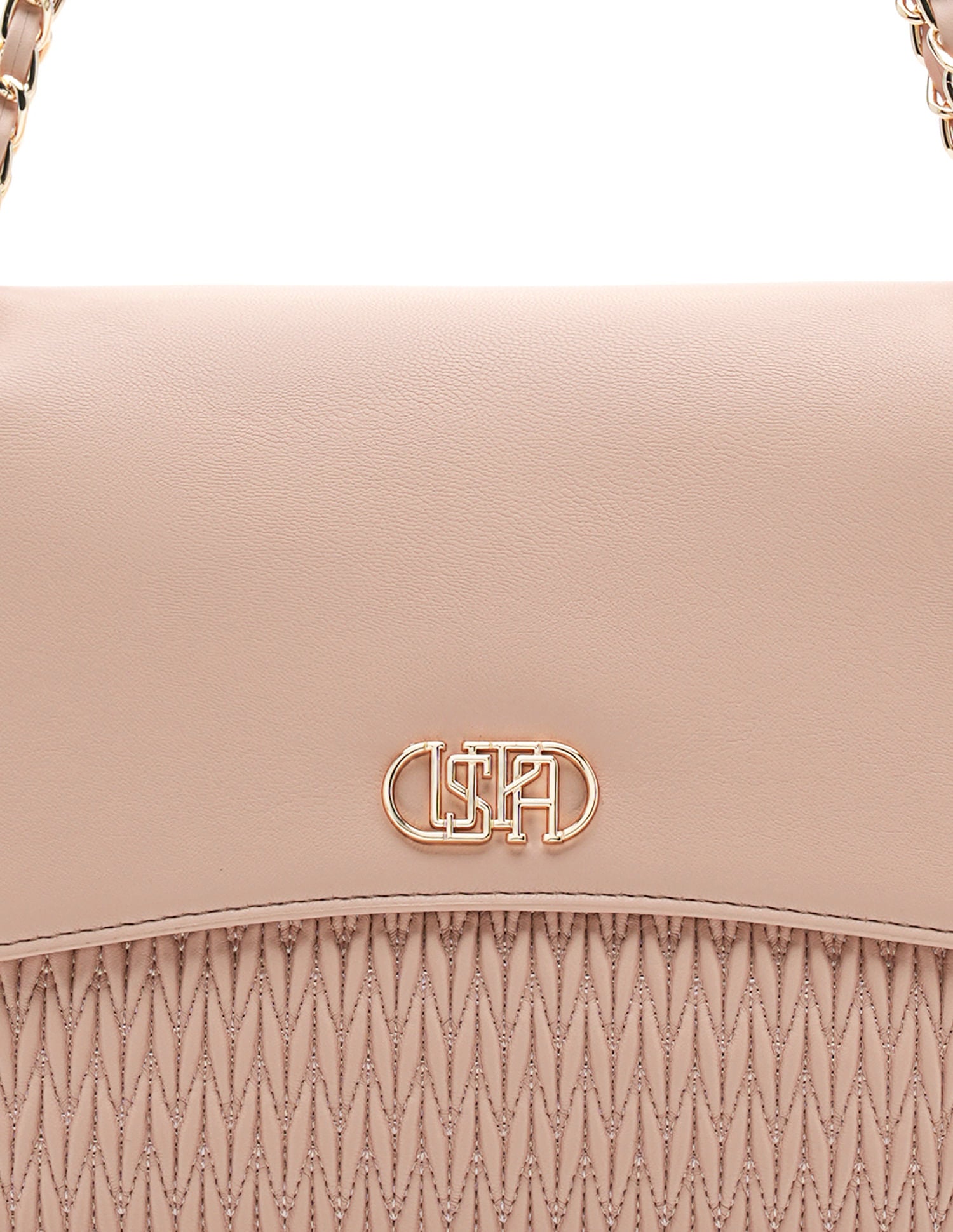 Riget Textured Cross Body Bag Nude - U.S. Polo Assn. India | Large