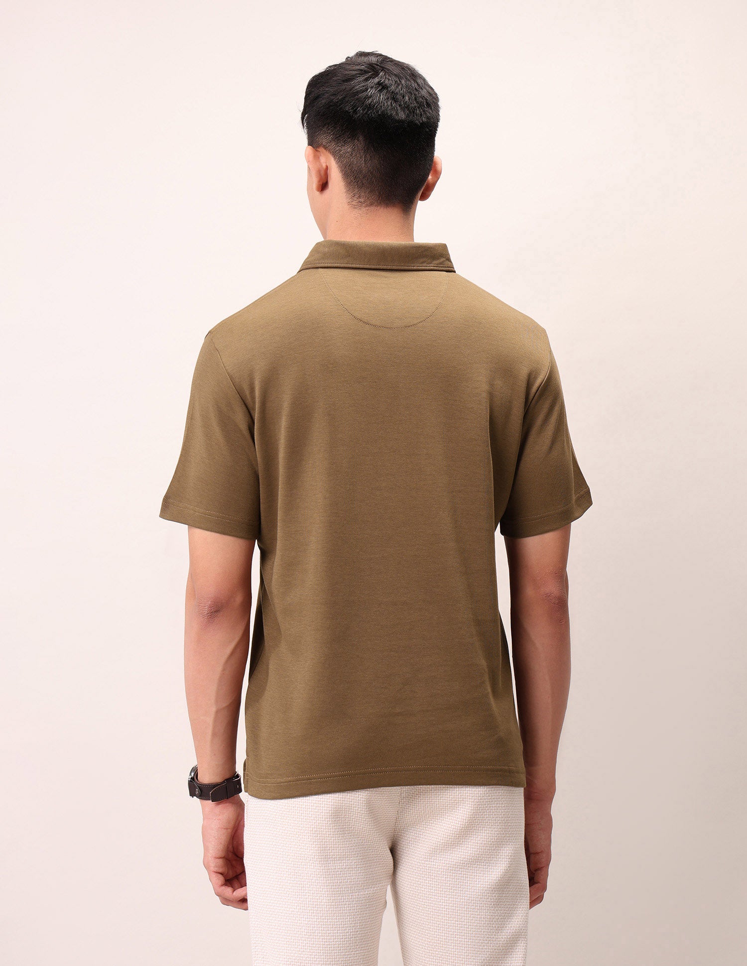 Muscle Fit Outdoor Polo Shirt Brown - U.S. Polo Assn. India | Large
