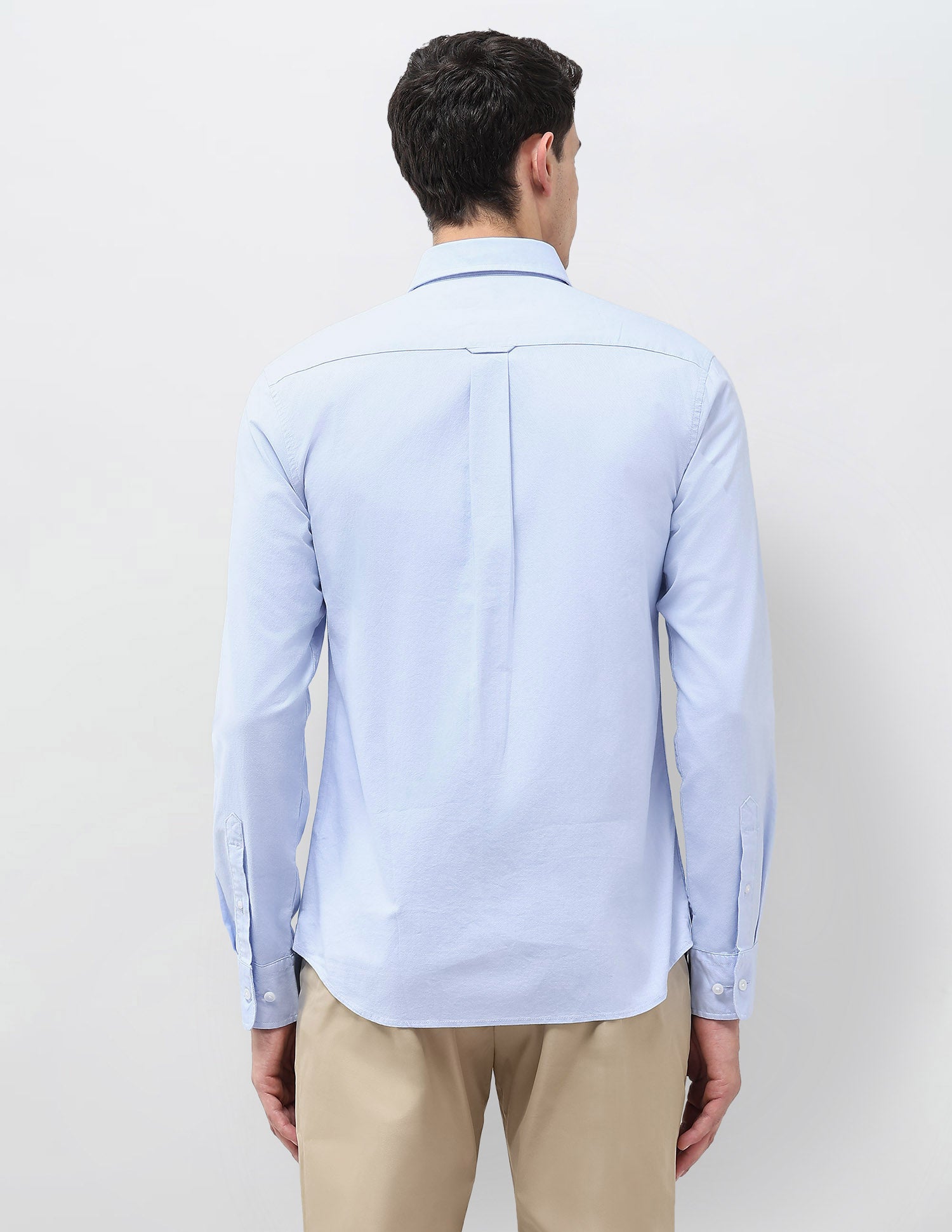 Tailored Fit Oxford Shirt Light Blue - U.S. Polo Assn. India | Large