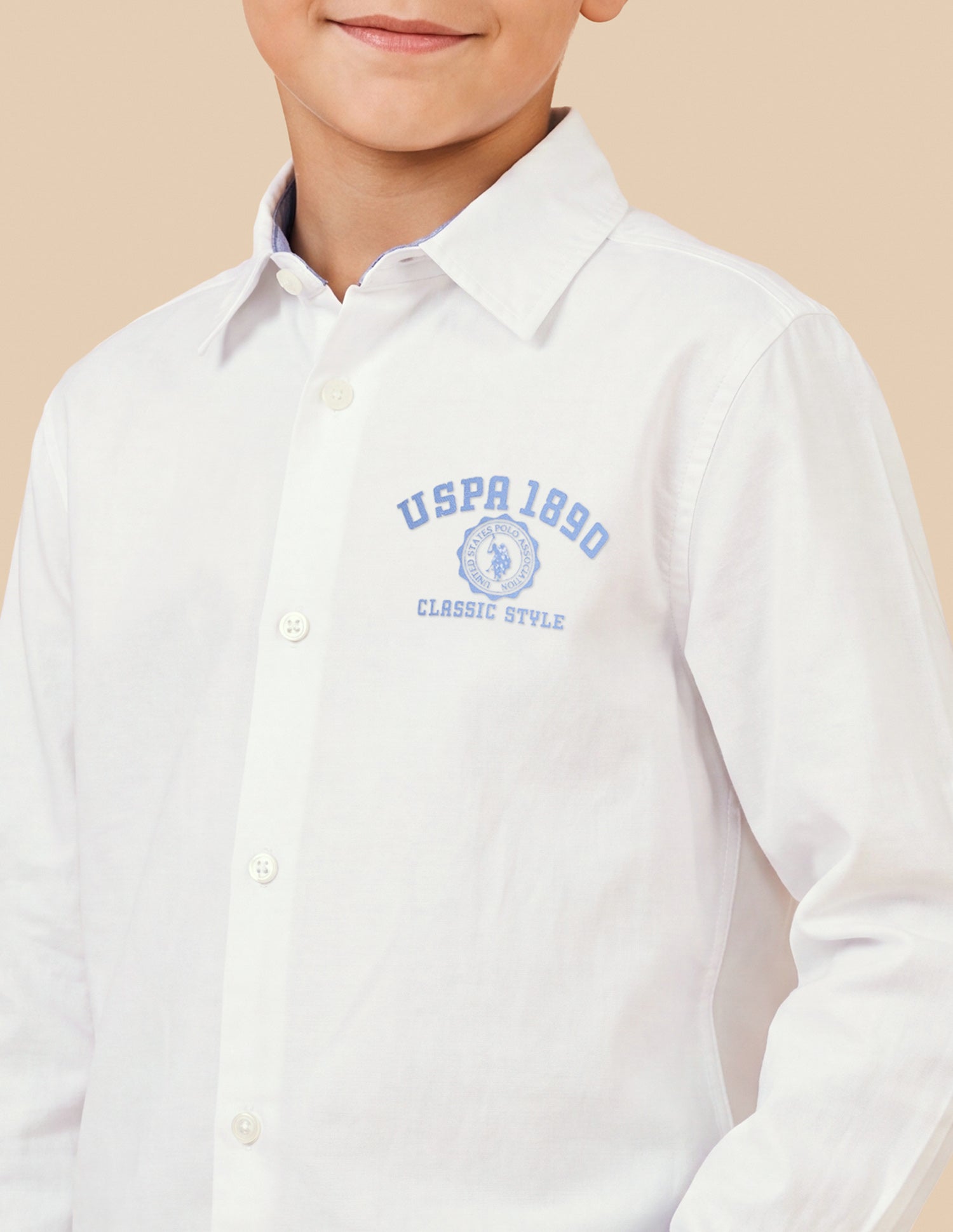 Oxford Regular Fit Shirt White - U.S. Polo Assn. India | Large