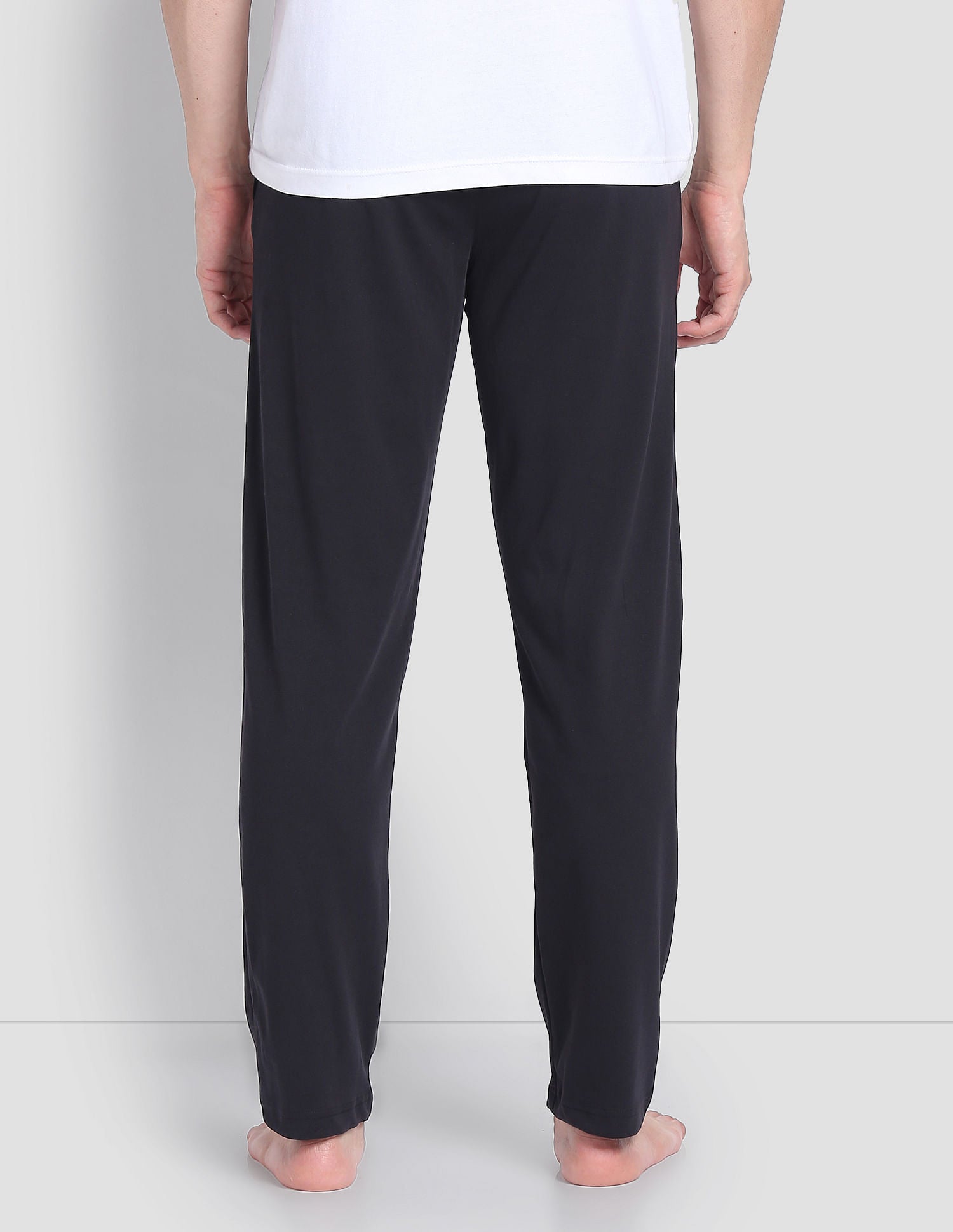 Mid Rise LR004 Lounge Track Pants - Pack Of 1 Black - U.S. POLO ASSN. | Large
