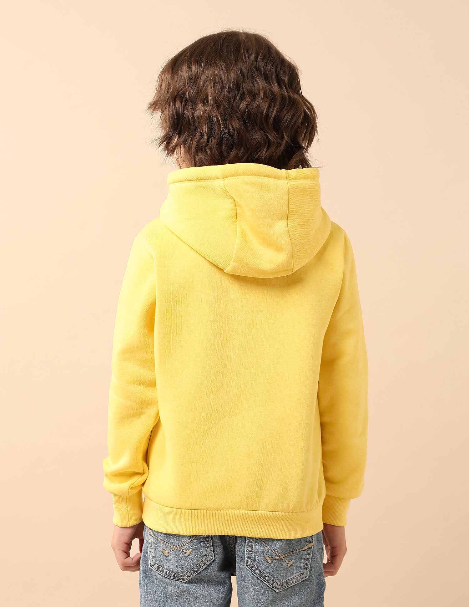 Boys Graphic Brand Printed Sweatshirt Yellow - U.S. POLO ASSN. | Large