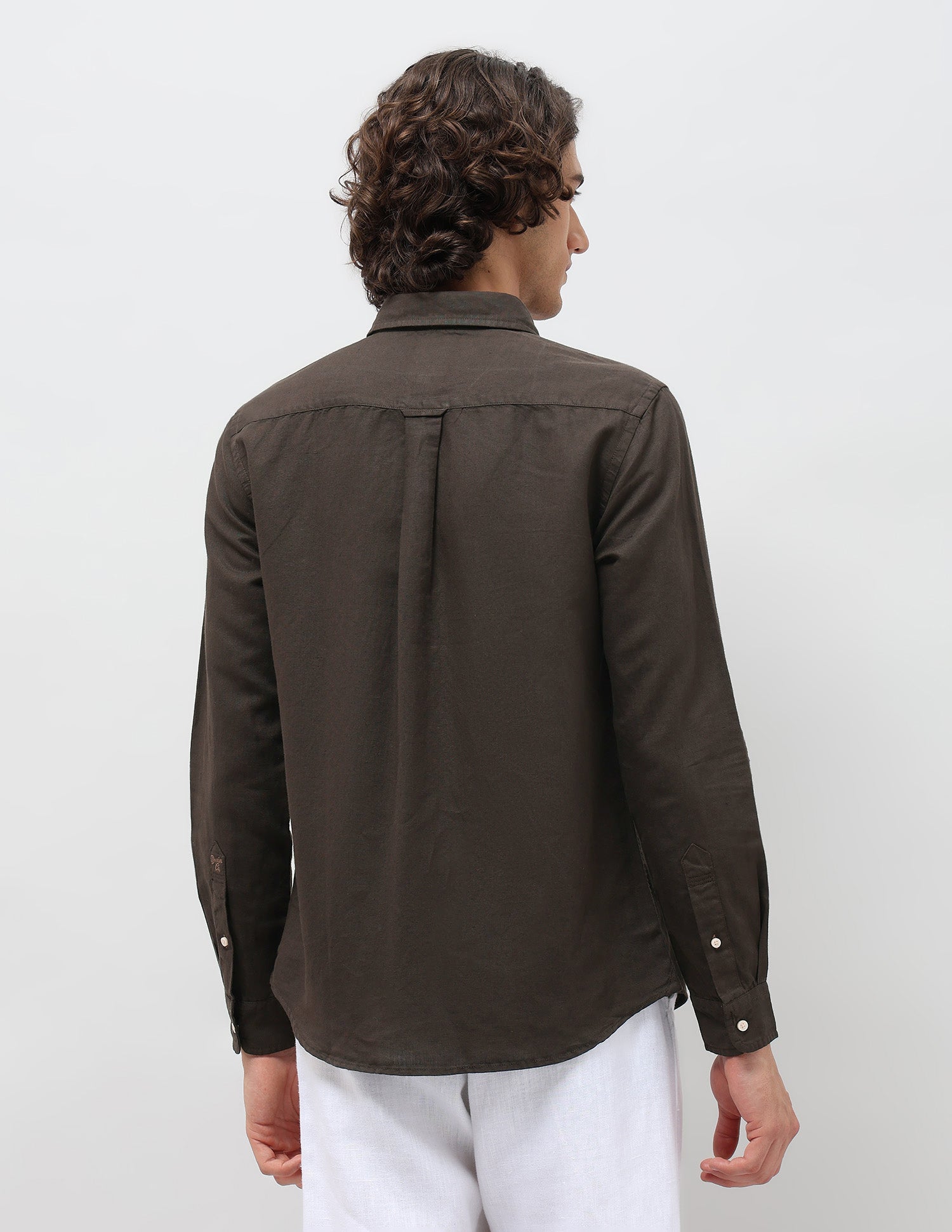 Solid Regular Fit Shirt Choco - U.S. POLO ASSN. | Large