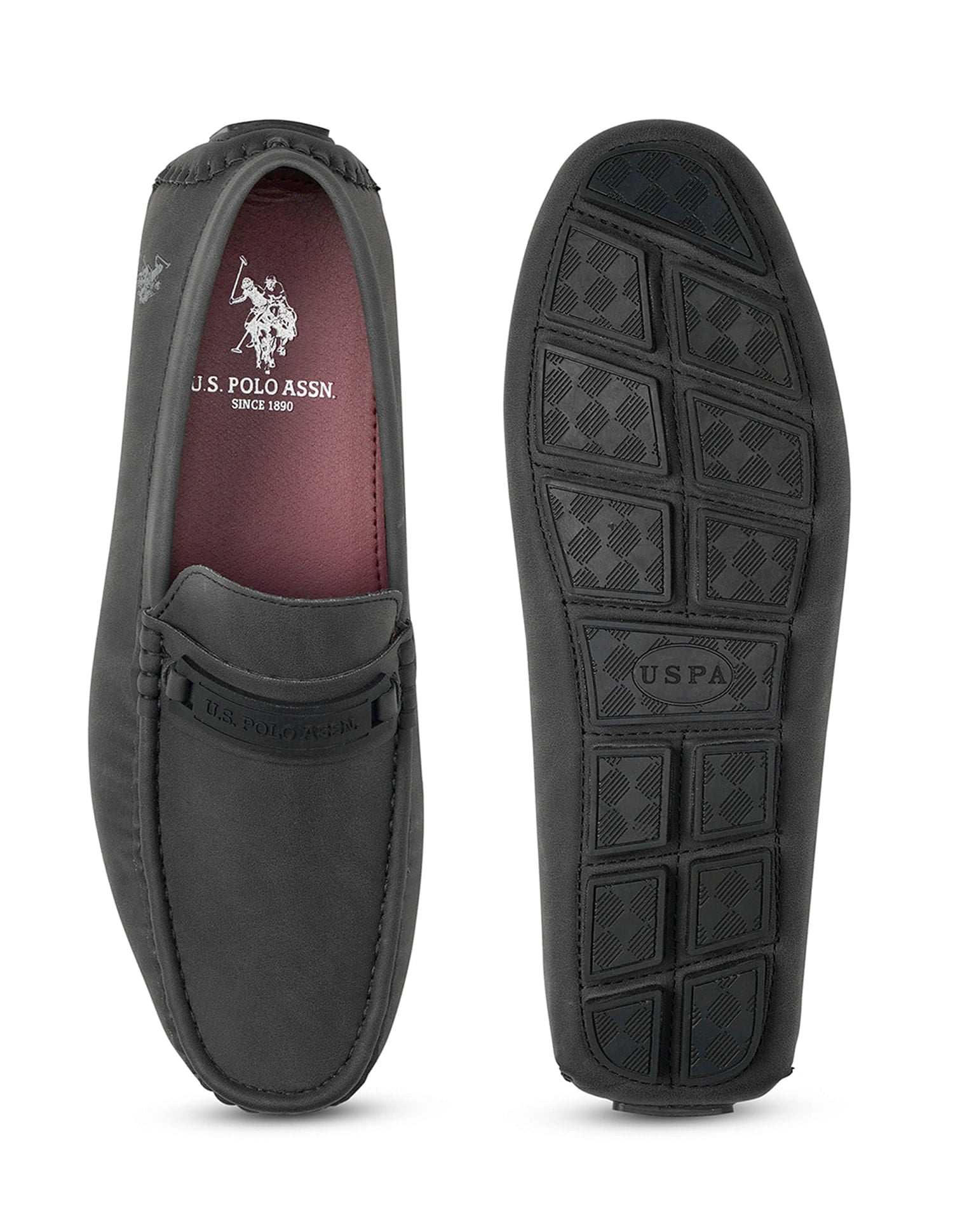 Men Scott 3.0 Slip-On Shoes Black - U.S. Polo Assn. India | Large