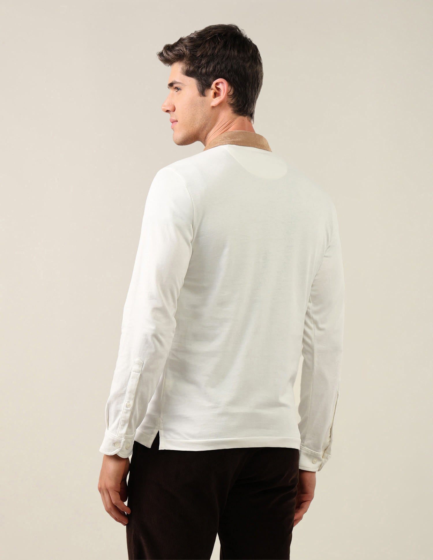 Solid Slim Fit Polo Shirt White - U.S. Polo Assn. India | Large
