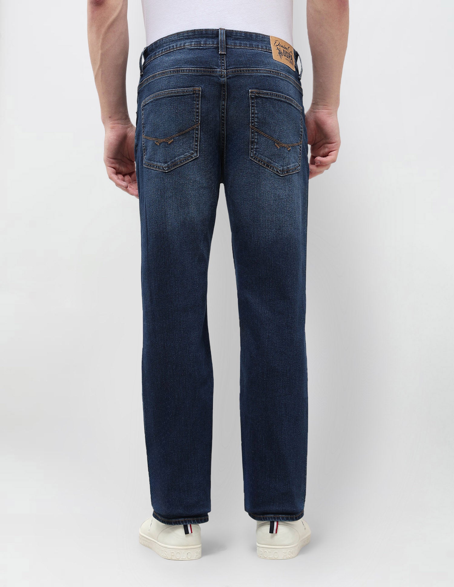 Harold Slim Straight Fit Blue Jeans Indigo - U.S. Polo Assn. India | Large
