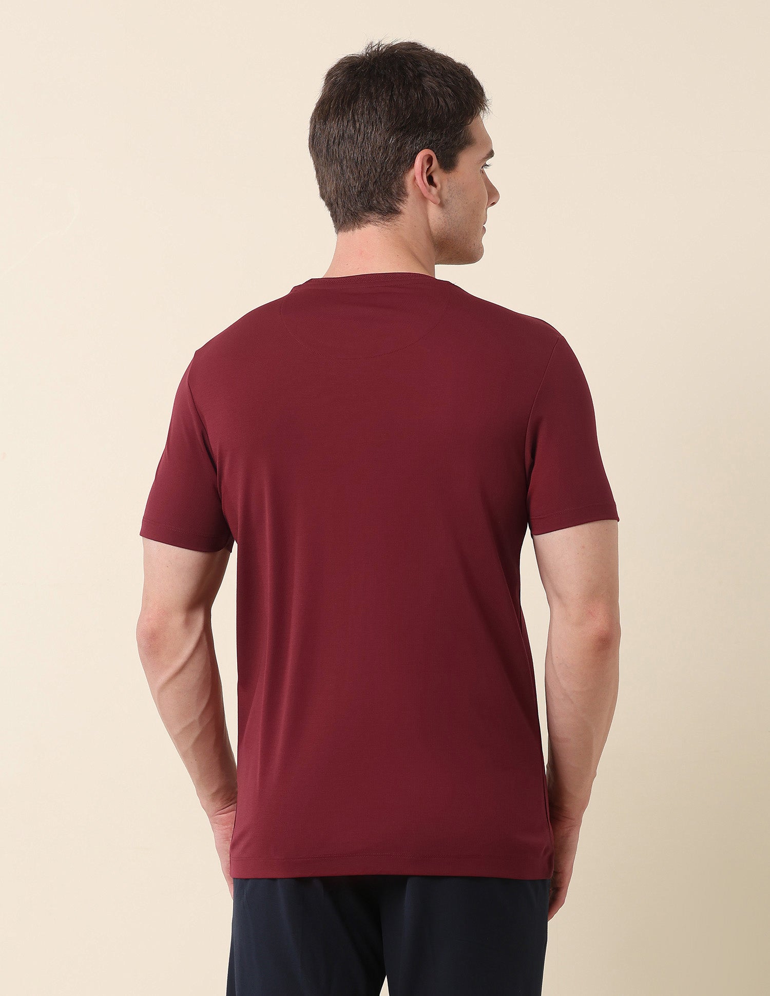 Slim Fit Classic T-Shirt Maroon - U.S. Polo Assn. India | Large