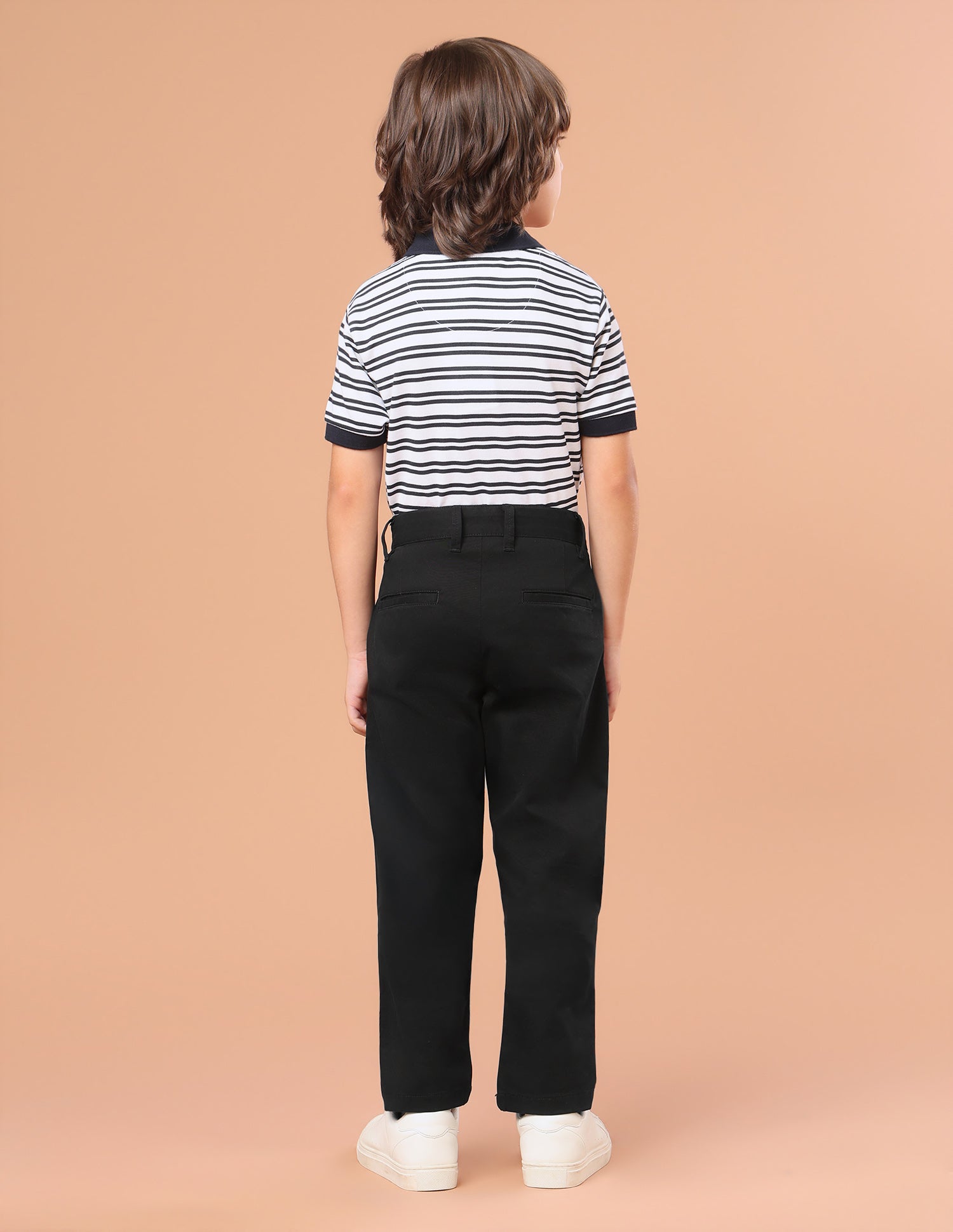 Twill Slim Fit Chinos Black - U.S. Polo Assn. India | Large