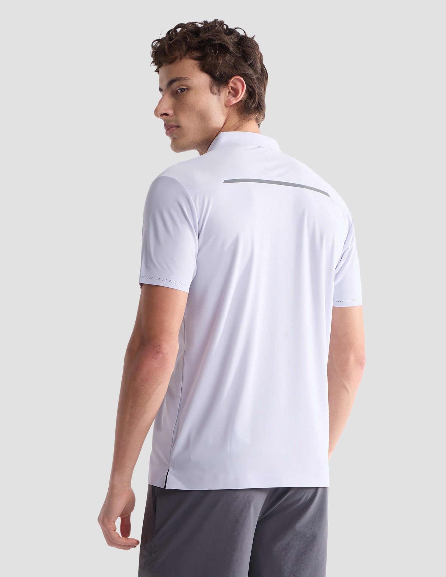 Solid Slim Fit Active Polo Shirt Light Blue - U.S. Polo Assn. India | Large