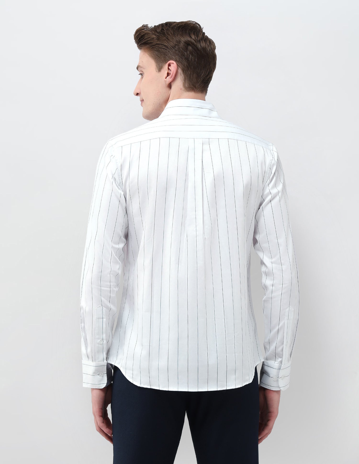 Tailored Fit Satin Shirt Teal - U.S. Polo Assn. India | Large