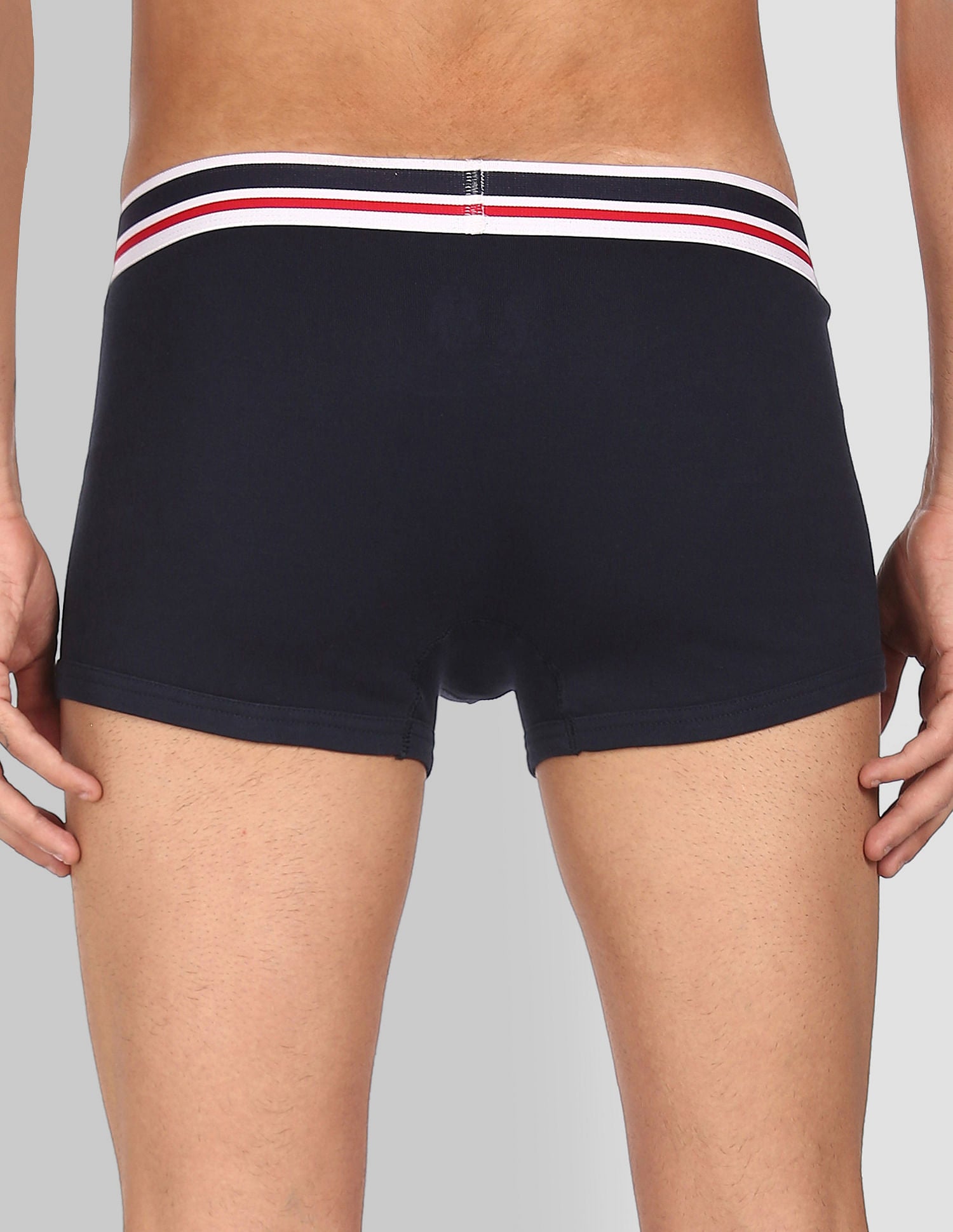 Mid Rise Cotton I641 Trunks - Pack Of 2 Wine and Navy - U.S. POLO ASSN. | Large