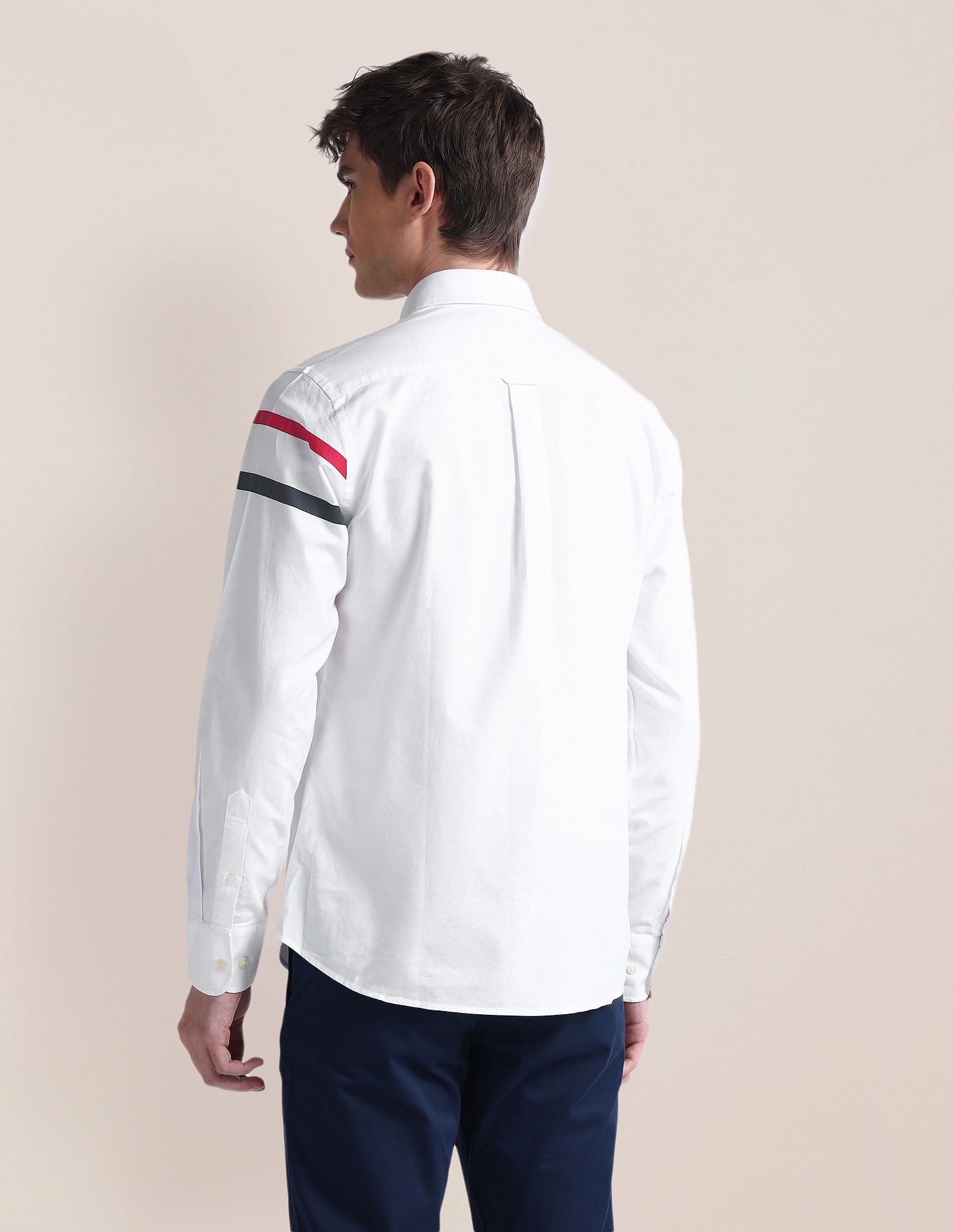 Long Sleeve Solid Brand Shirt White - U.S. POLO ASSN. | Large