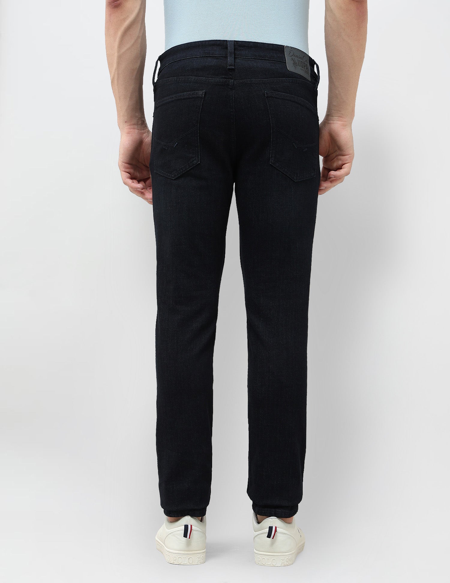 Brandon Slim Tapered Fit Mid Rise Jeans Indigo - U.S. POLO ASSN. | Large