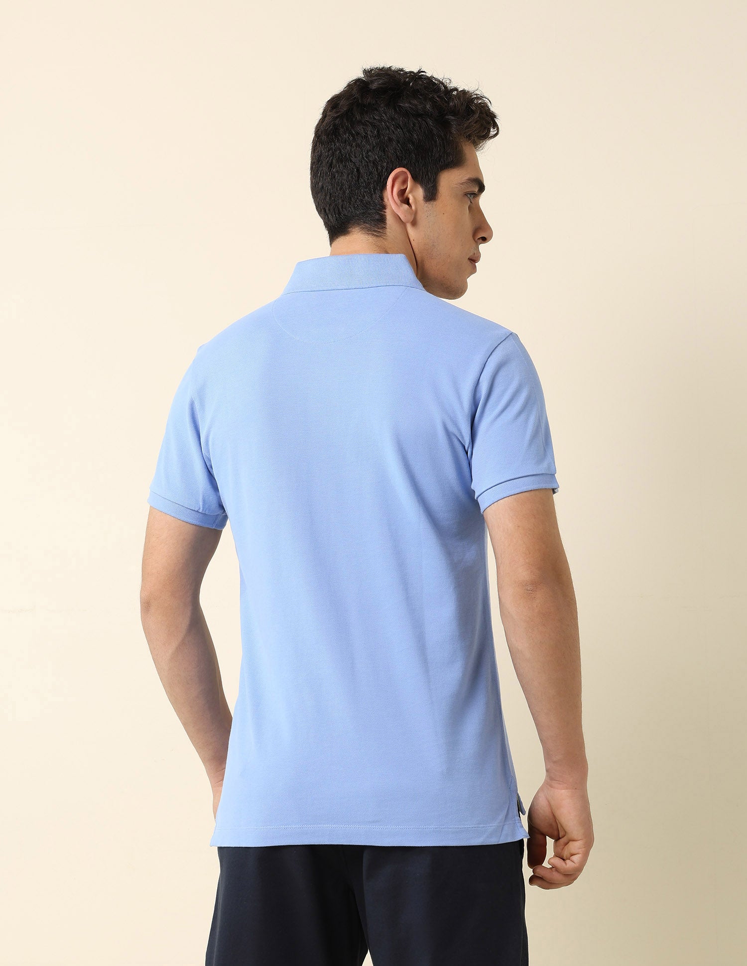 Solid Classic Polo Shirt Light Blue - U.S. Polo Assn. India | Large