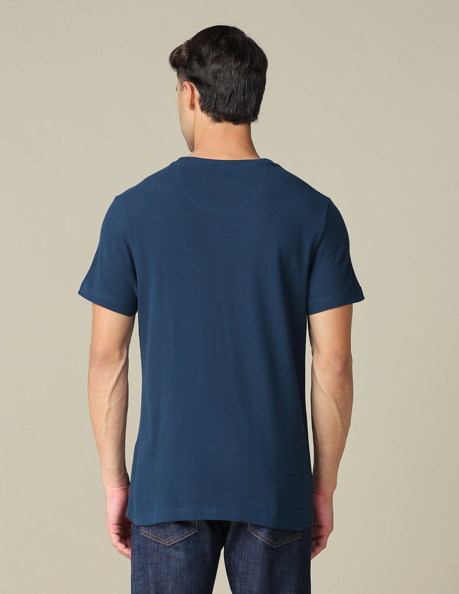 Pure Cotton Regular Fit T- Shirt Navy - U.S. POLO ASSN. | Large