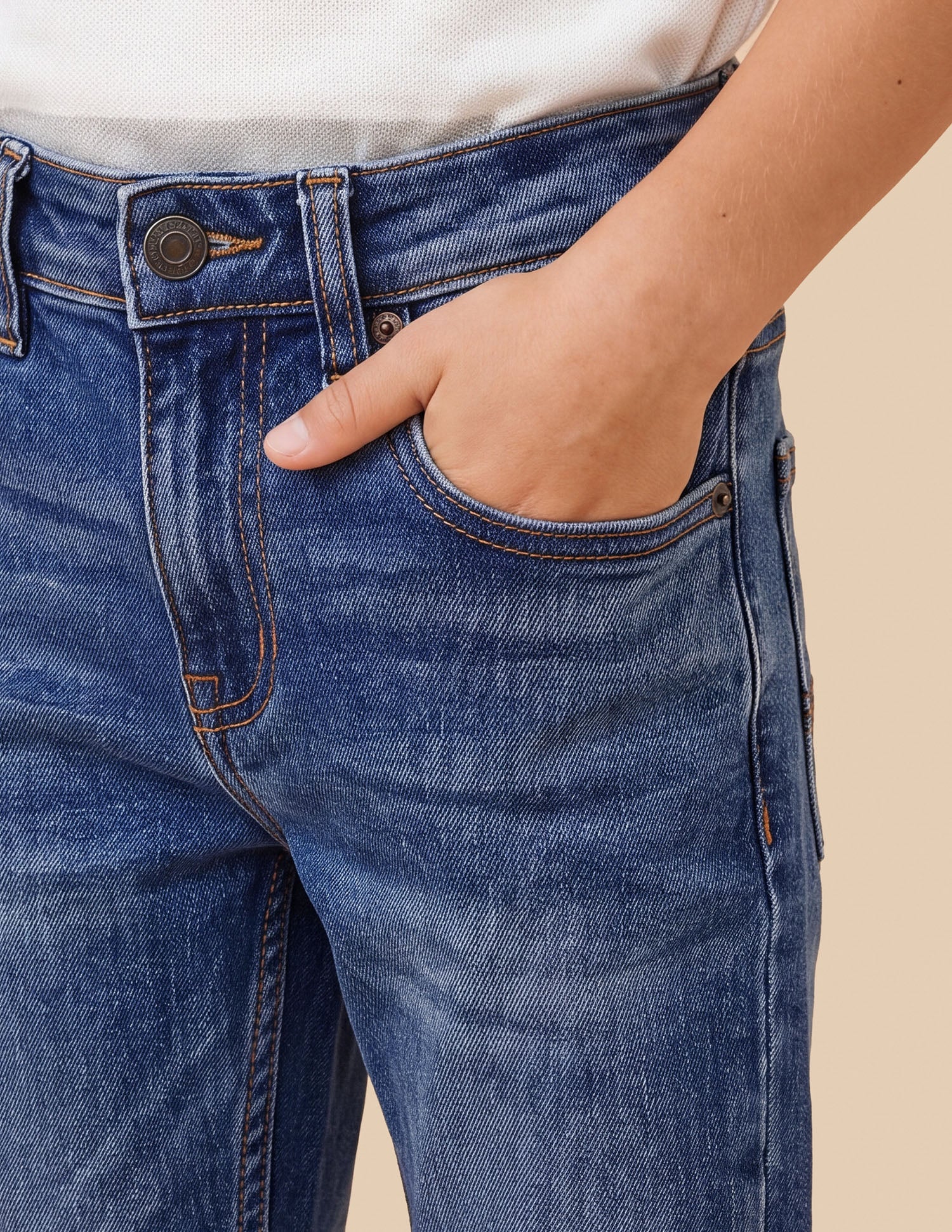 Slim Fit Blue Jeans Dark Blue - U.S. Polo Assn. India | Large