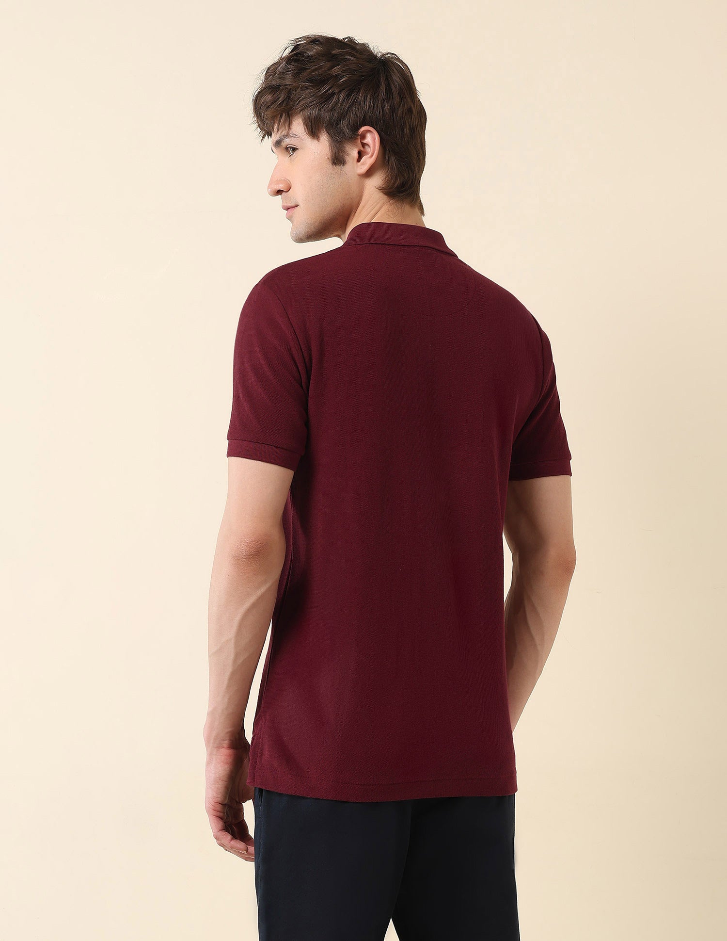 Colourblocked Classic Polo Shirt Wine - U.S. POLO ASSN. | Large