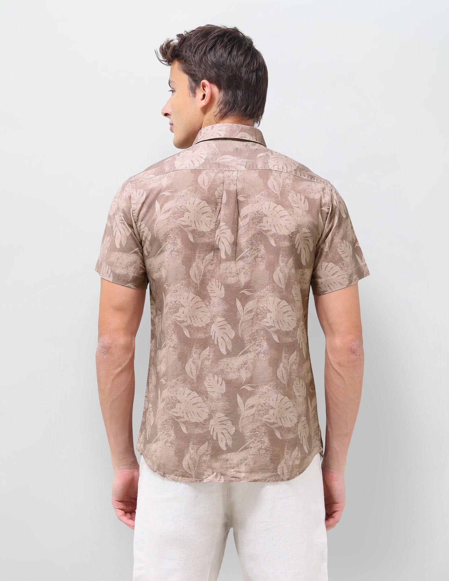Tropical Printed Regular Fit Shirt Rust - U.S. Polo Assn. India | Large