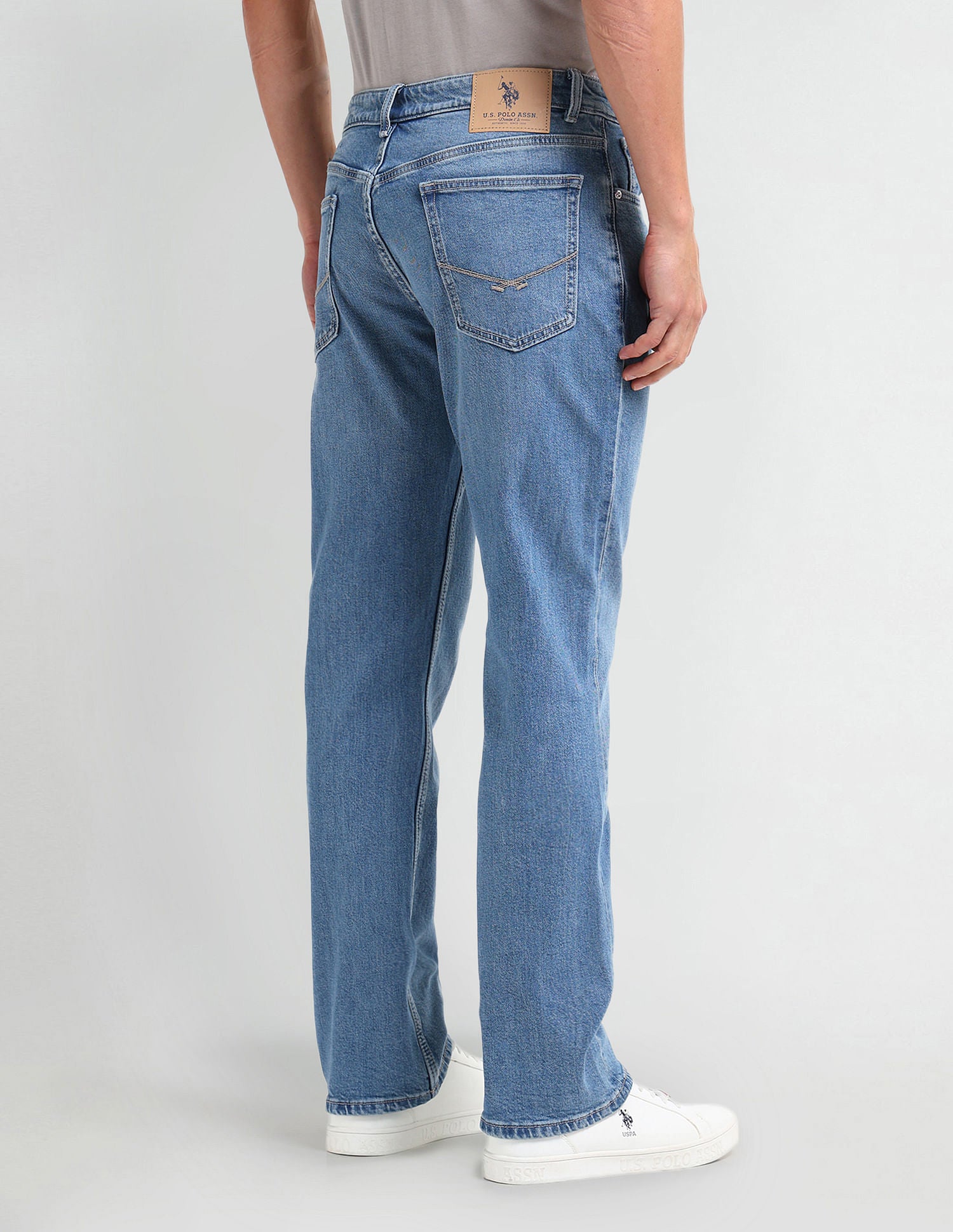 Connor Bootcut Fit Blue Jeans Blue - U.S. POLO ASSN. | Large