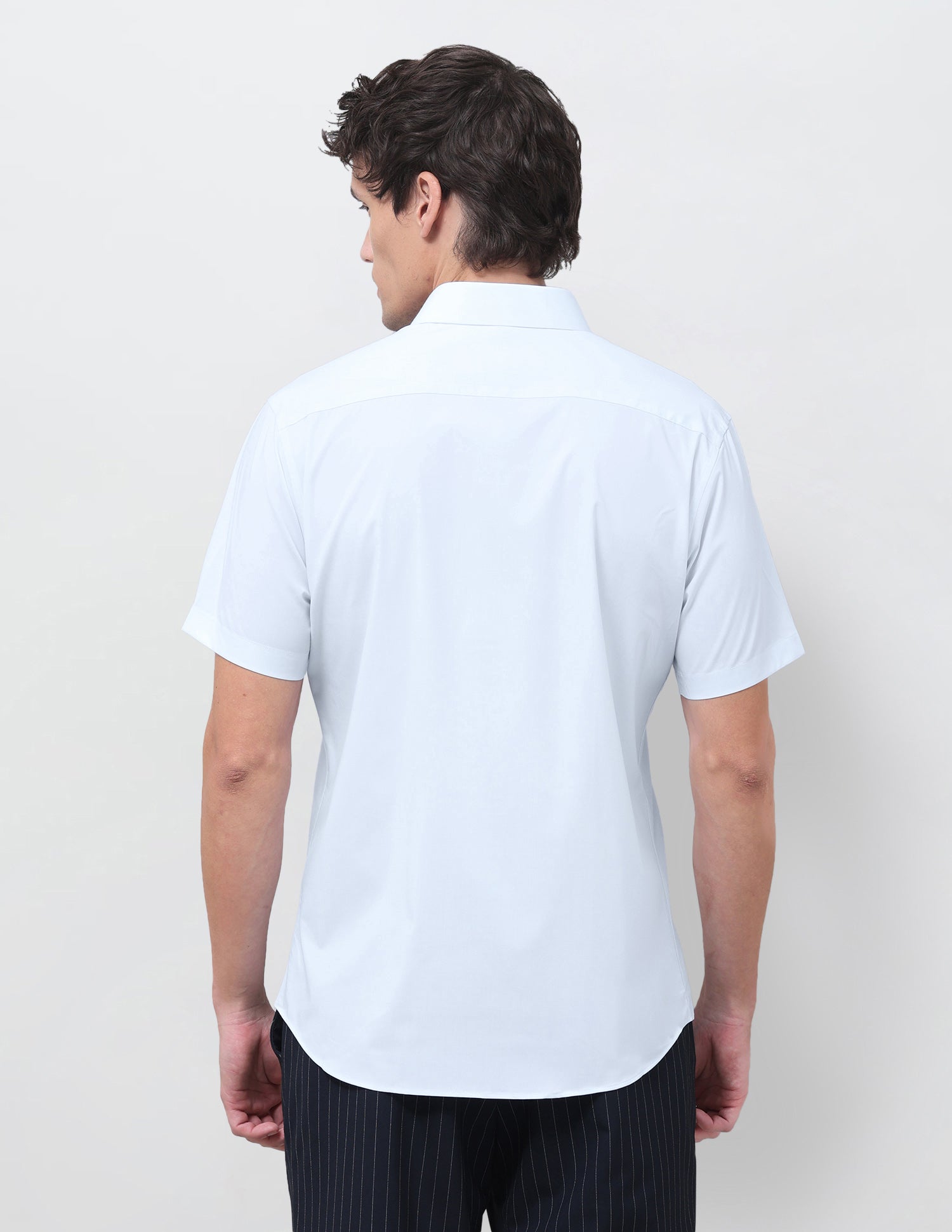 Solid Regular Fit Shirt Light Blue - U.S. Polo Assn. India | Large