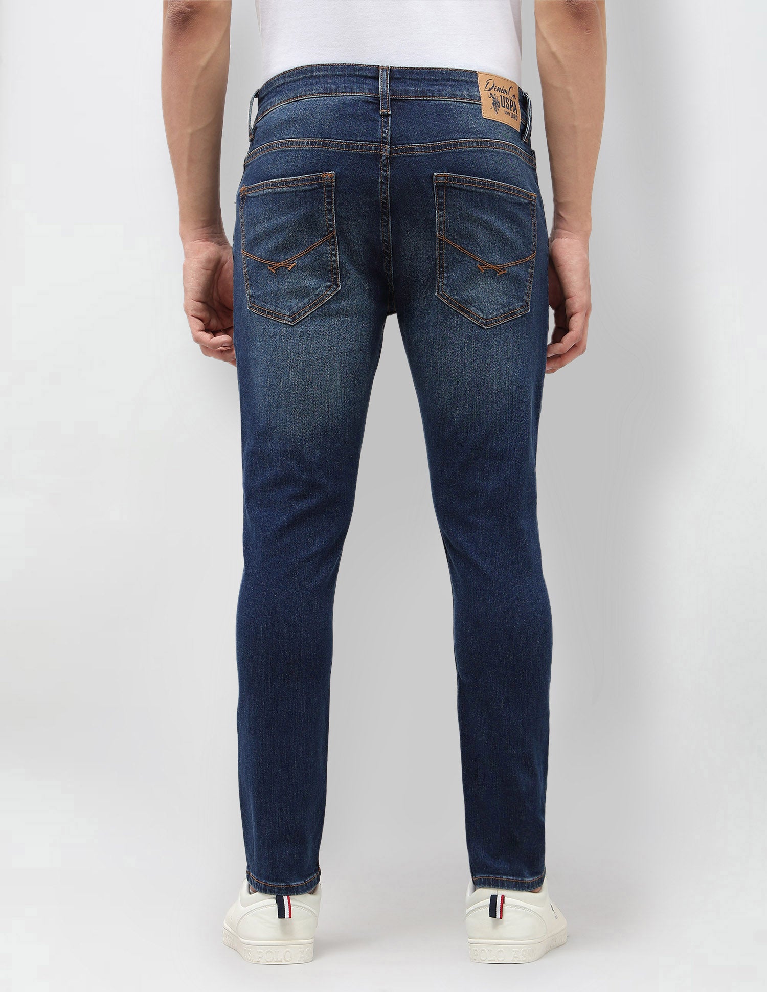 Henry Tapered Fit Blue Jeans Blue - U.S. Polo Assn. India | Large