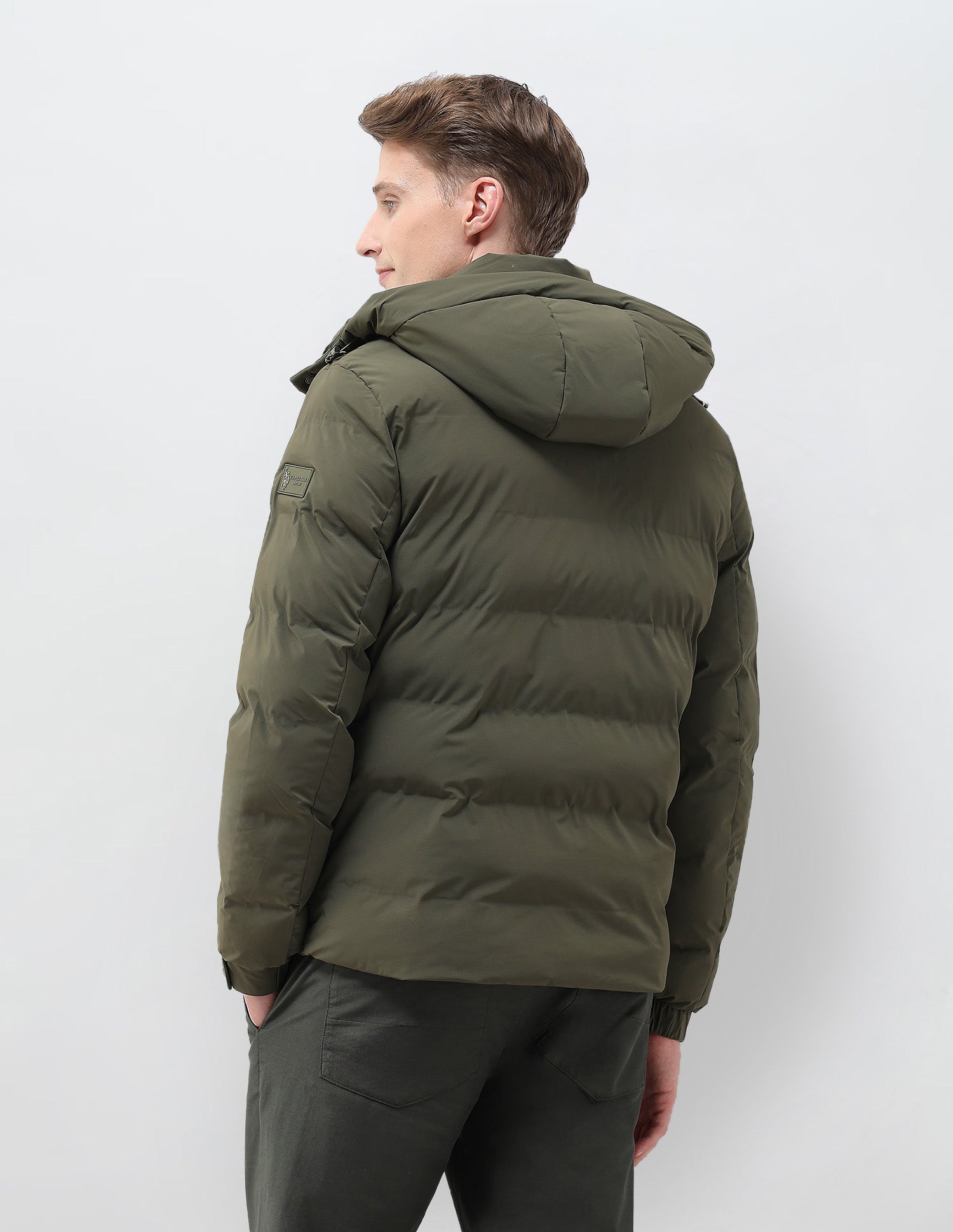 Detachable Hood Smartheat Jacket Dark Green - U.S. POLO ASSN. | Large