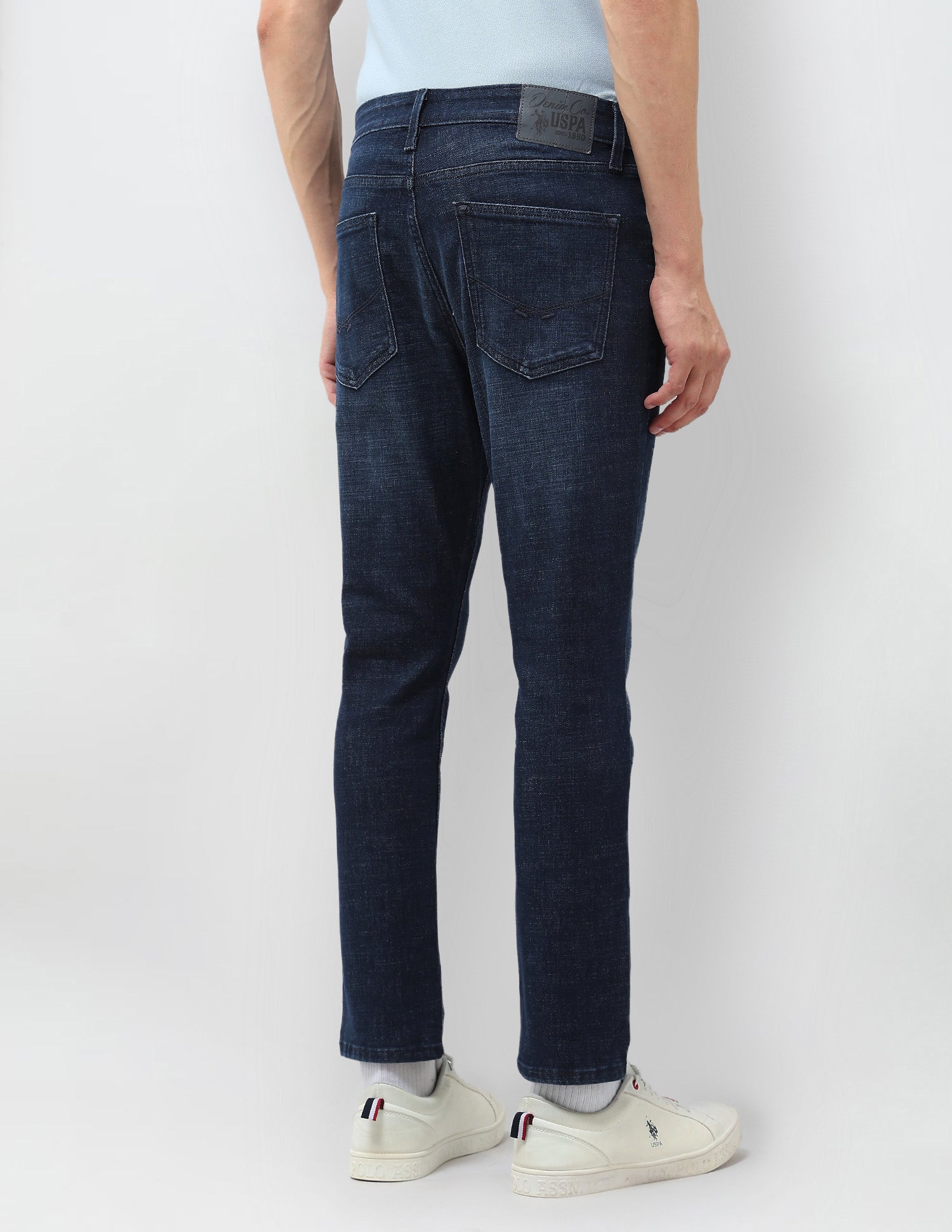 Henry Tapered Fit Blue Jeans Dark Blue - U.S. Polo Assn. India | Large