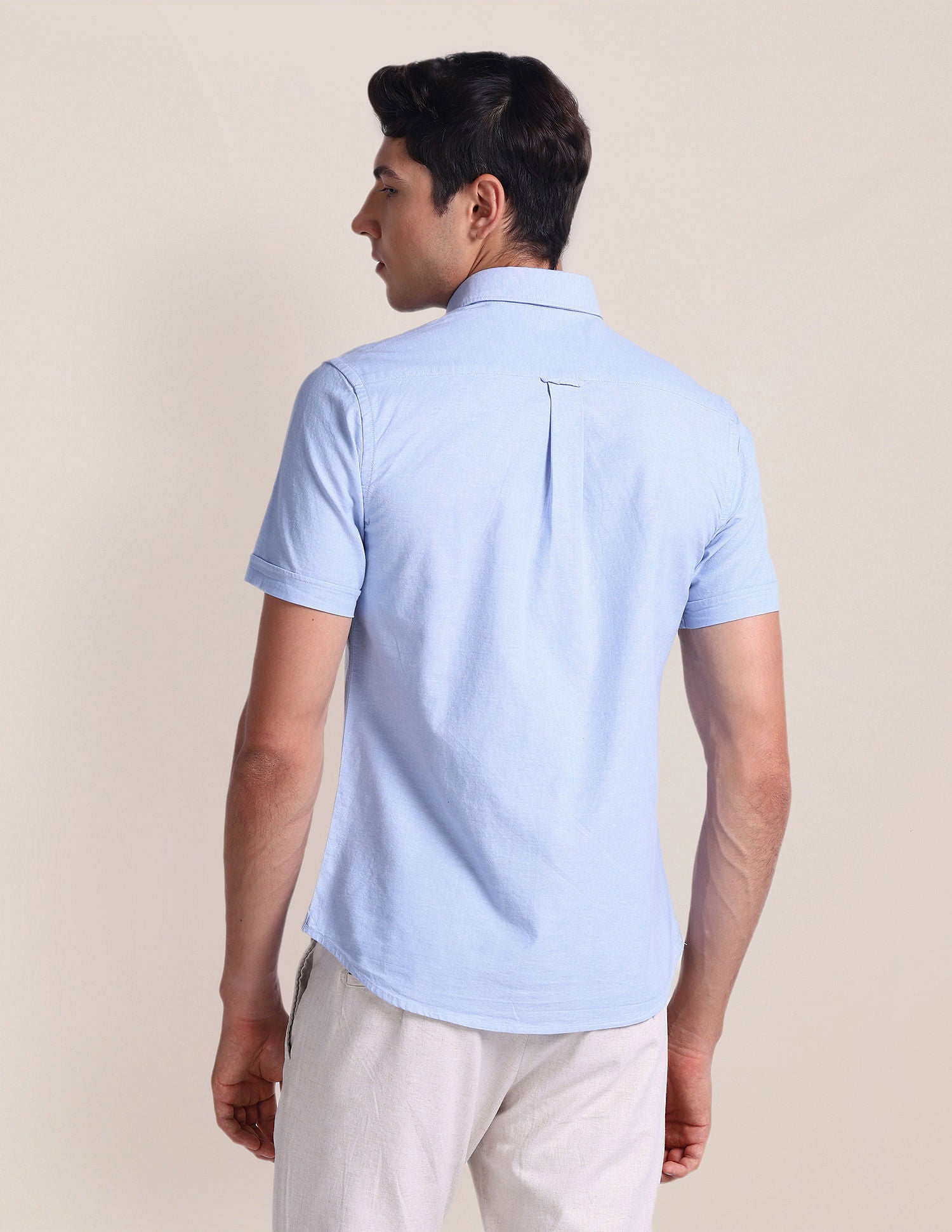 Tailored Fit Oxford Shirt Light Blue - U.S. POLO ASSN. | Large