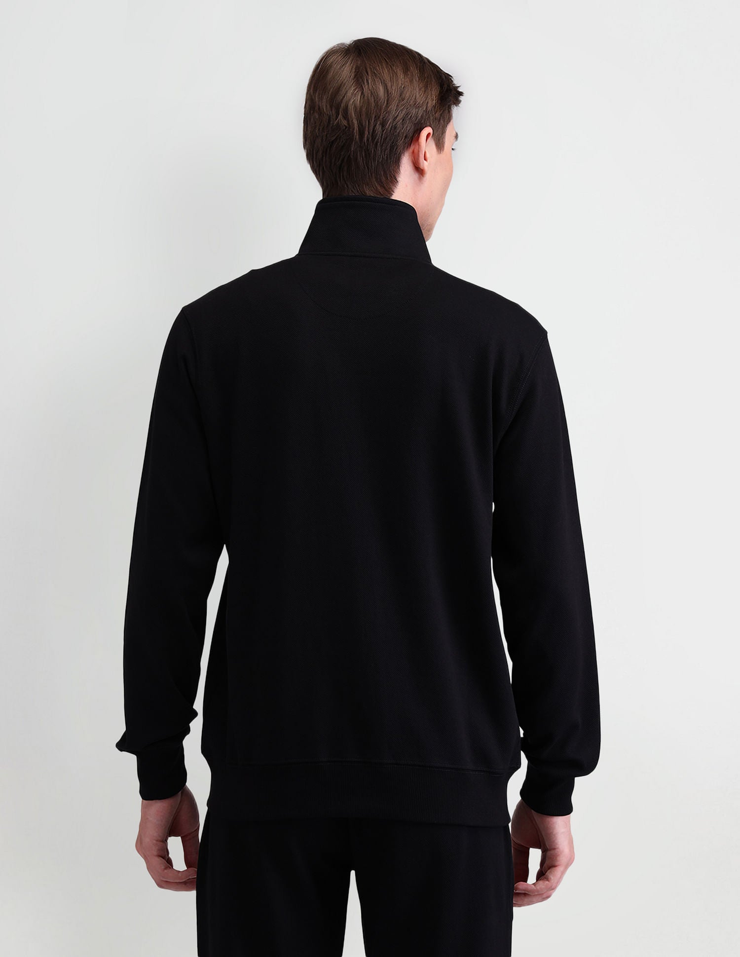 High Neck Slim Fit Sweatshirt Grey - U.S. POLO ASSN. | Large