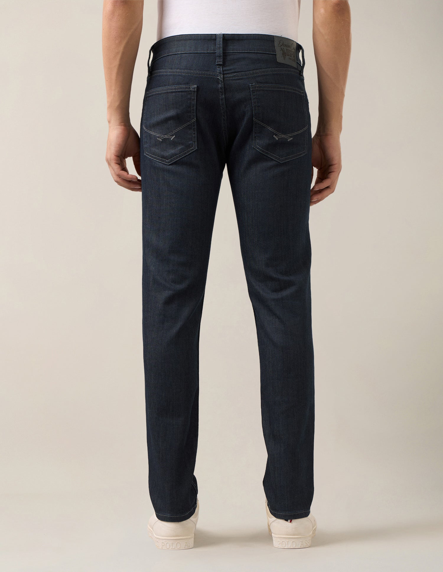 Brandon Slim-Tapered Fit Blue Jeans Rinse Blue - U.S. Polo Assn. India | Large