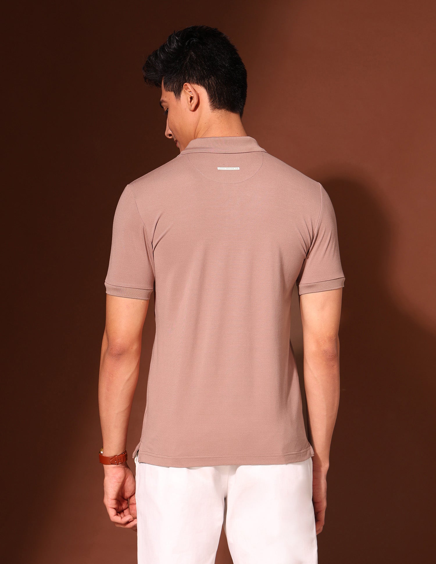 Brand Printed Work And Wander Polo Shirt Pink - U.S. POLO ASSN. | Large