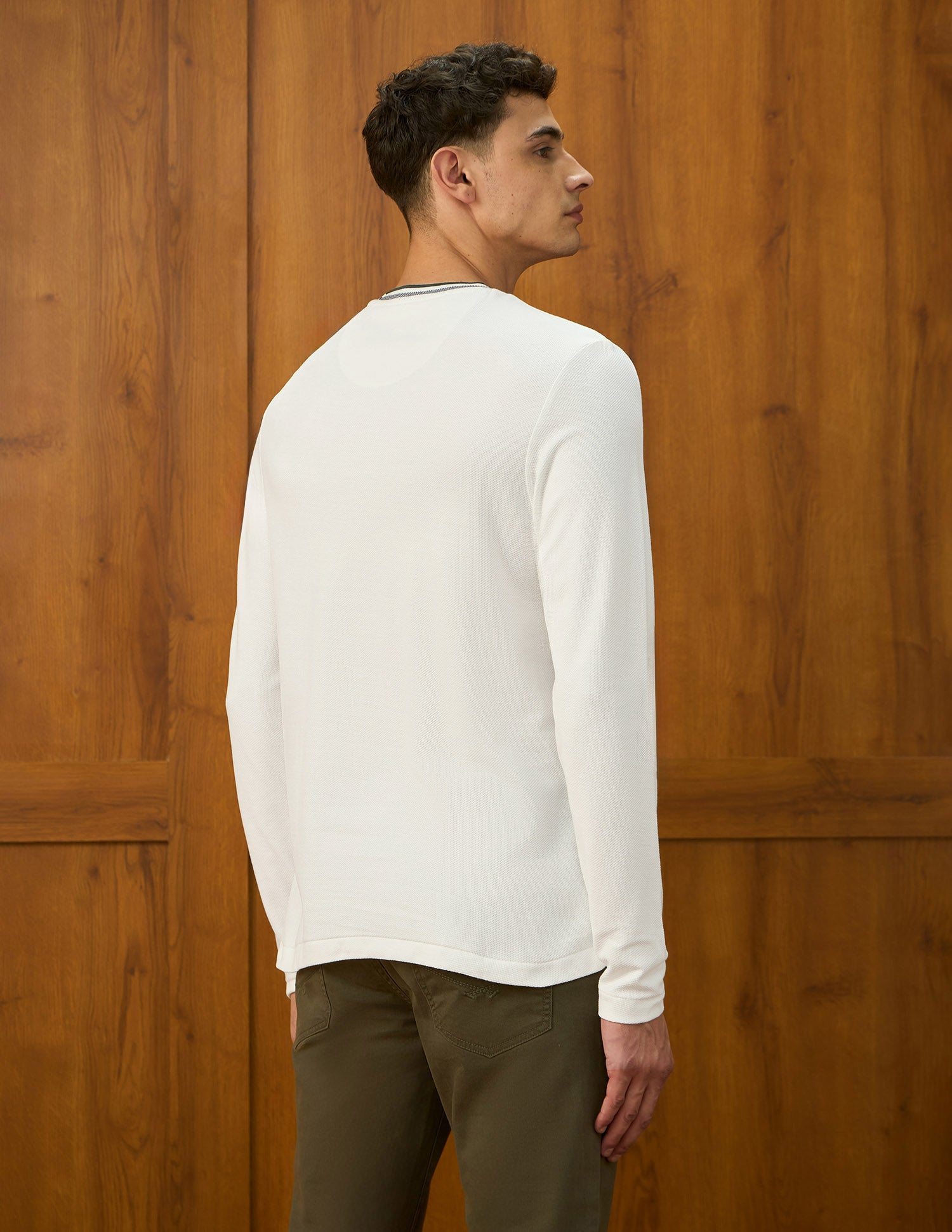 Solid Varsity Theatre T-Shirt Off White - U.S. POLO ASSN. | Large