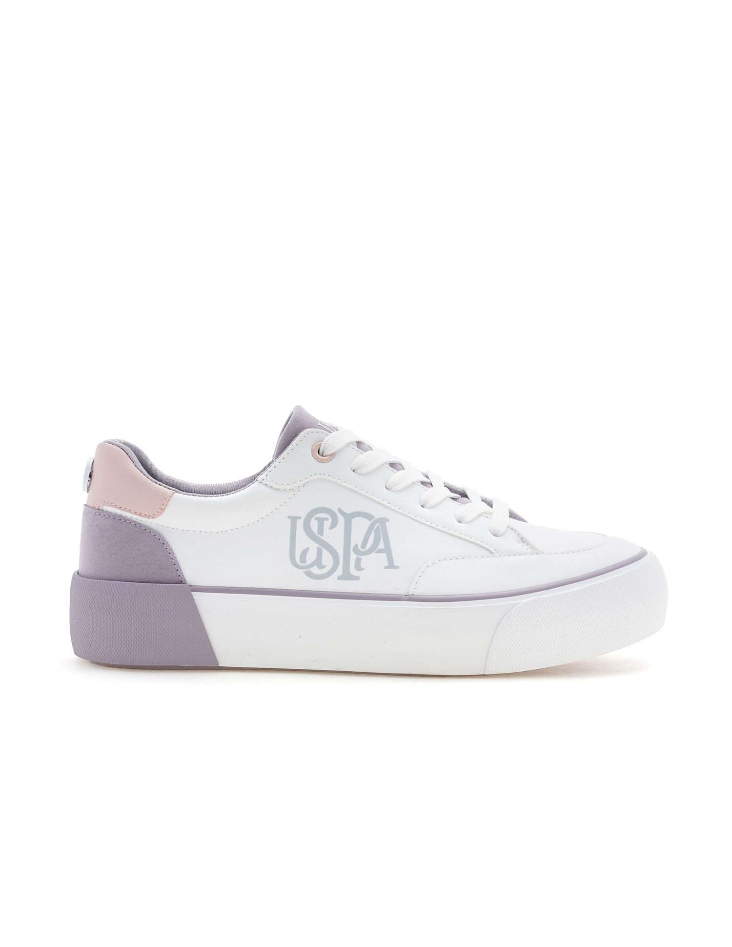 U.S. Polo Assn. Women Lydia 3.0 Colorblocked Lace Ups Sneakers Off White - U.S. POLO ASSN. | Large