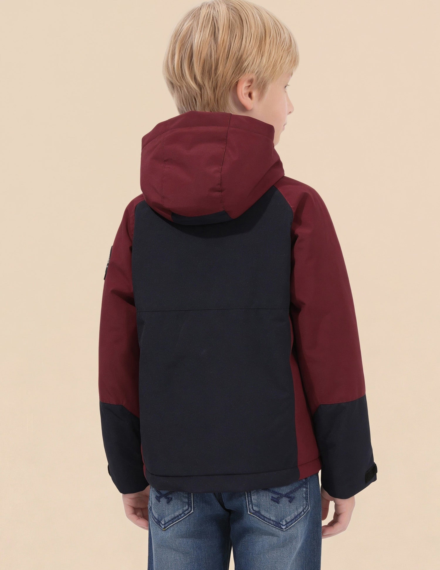 Boys Colourblocked Puffer Jacket Navy - U.S. Polo Assn. India | Large