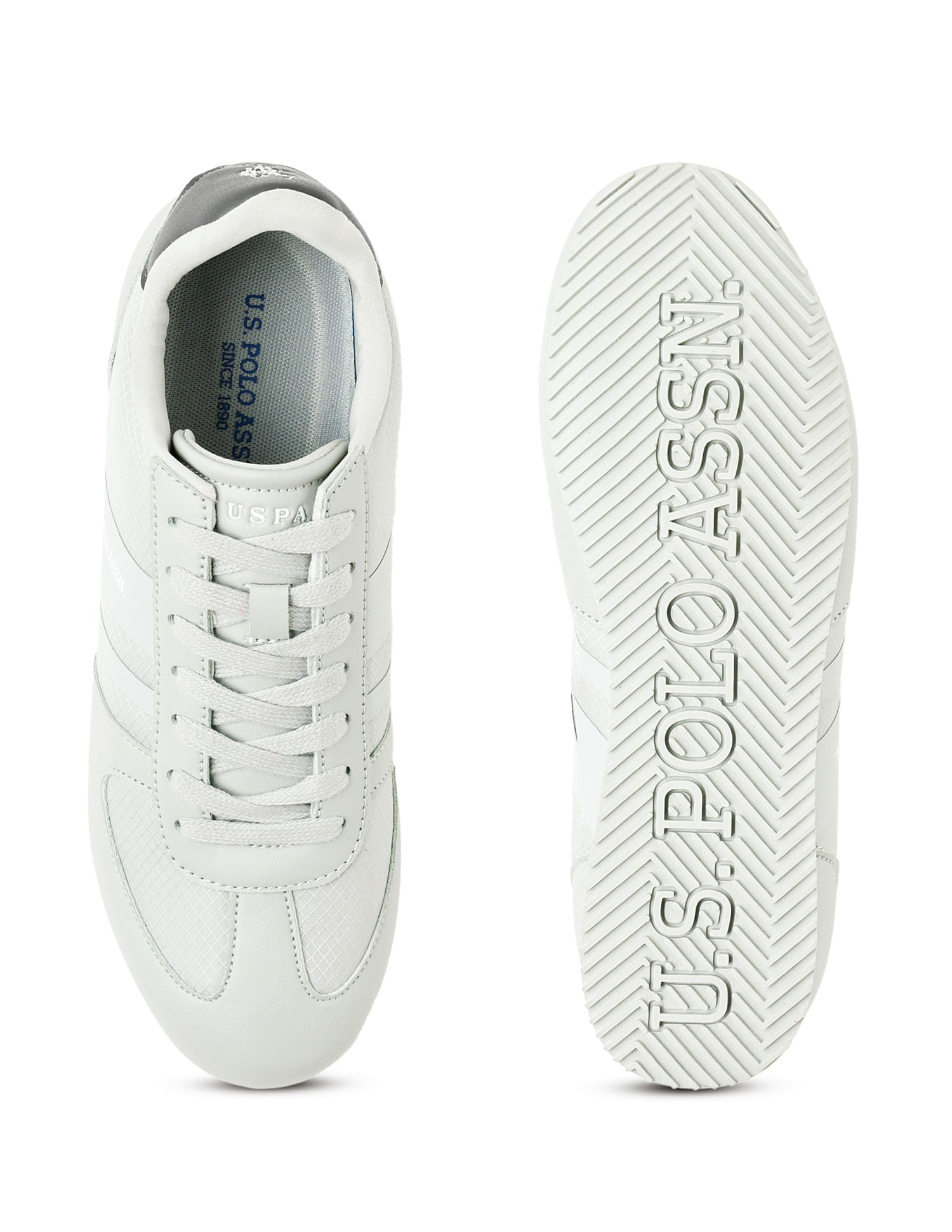 Men Nemsy 2.0 Grey Retro Sneakers Grey - U.S. Polo Assn. India | Large