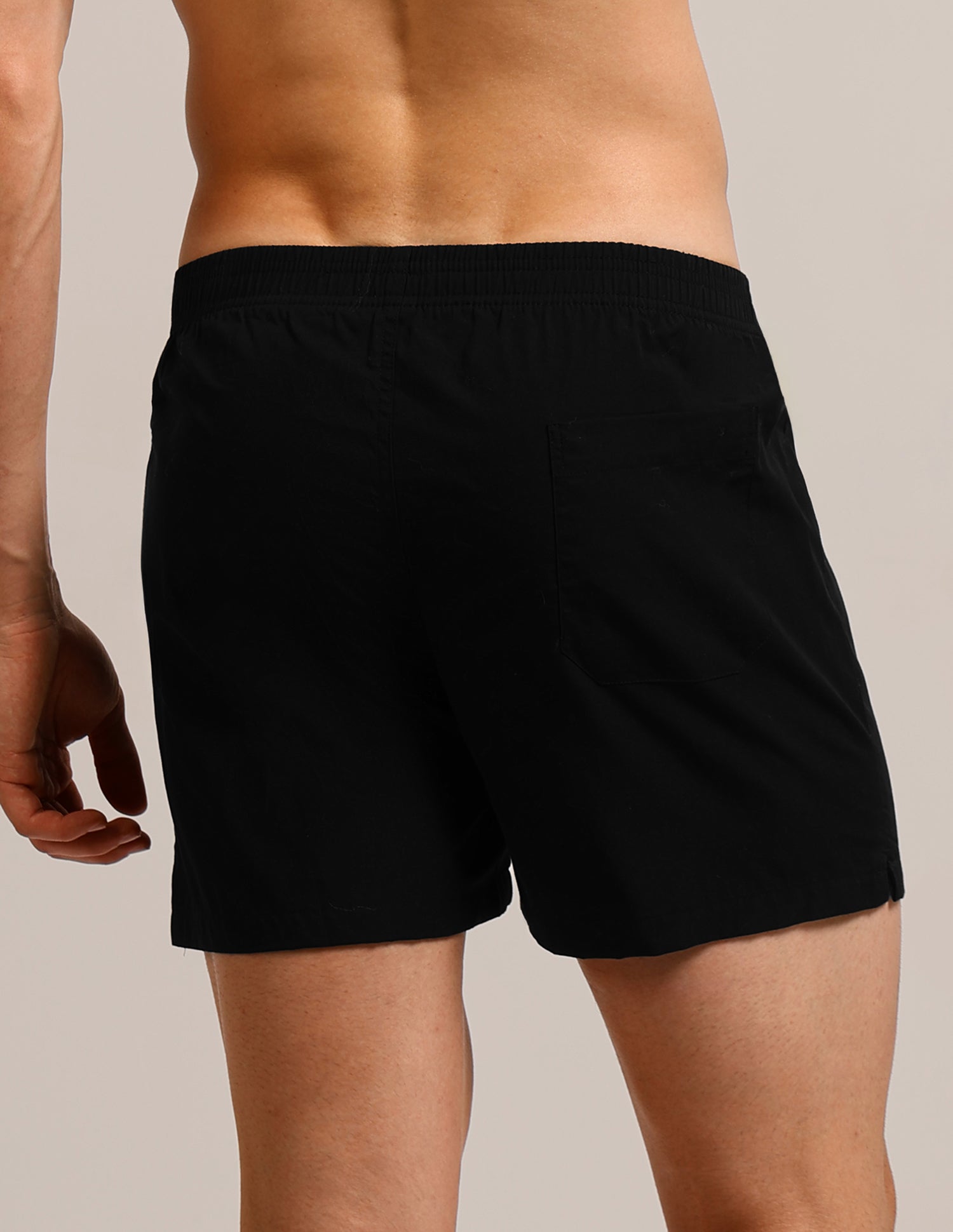 Pure Cotton OEX04 Boxer Shorts - Pack Of 1 Black - U.S. Polo Assn. India | Large