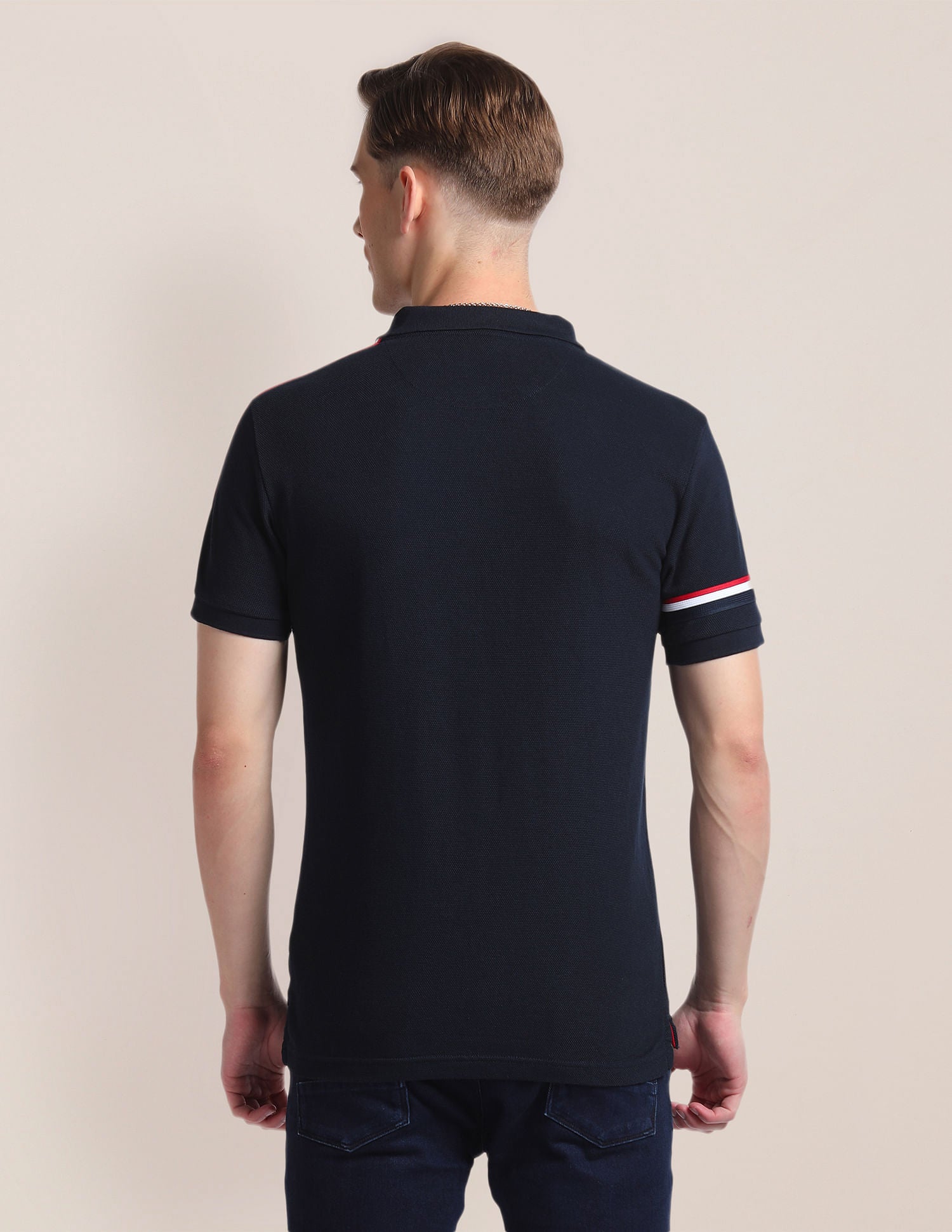 Slim Fit Logo Polo Shirt Navy - U.S. Polo Assn. India | Large