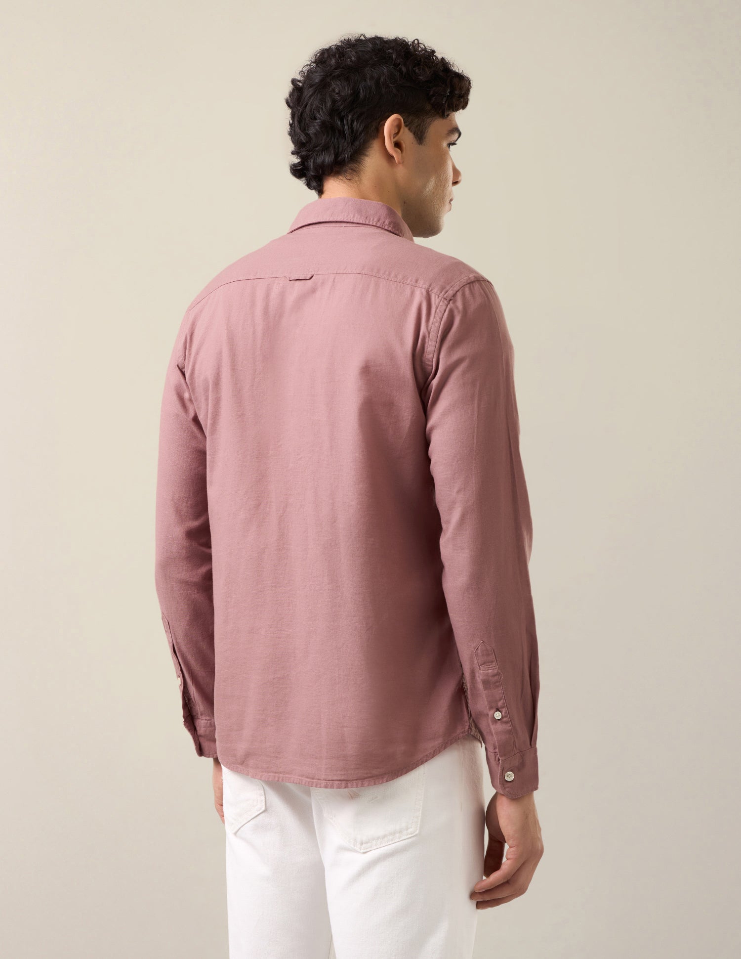 Solid Regular Fit Shirt Pink - U.S. Polo Assn. India | Large