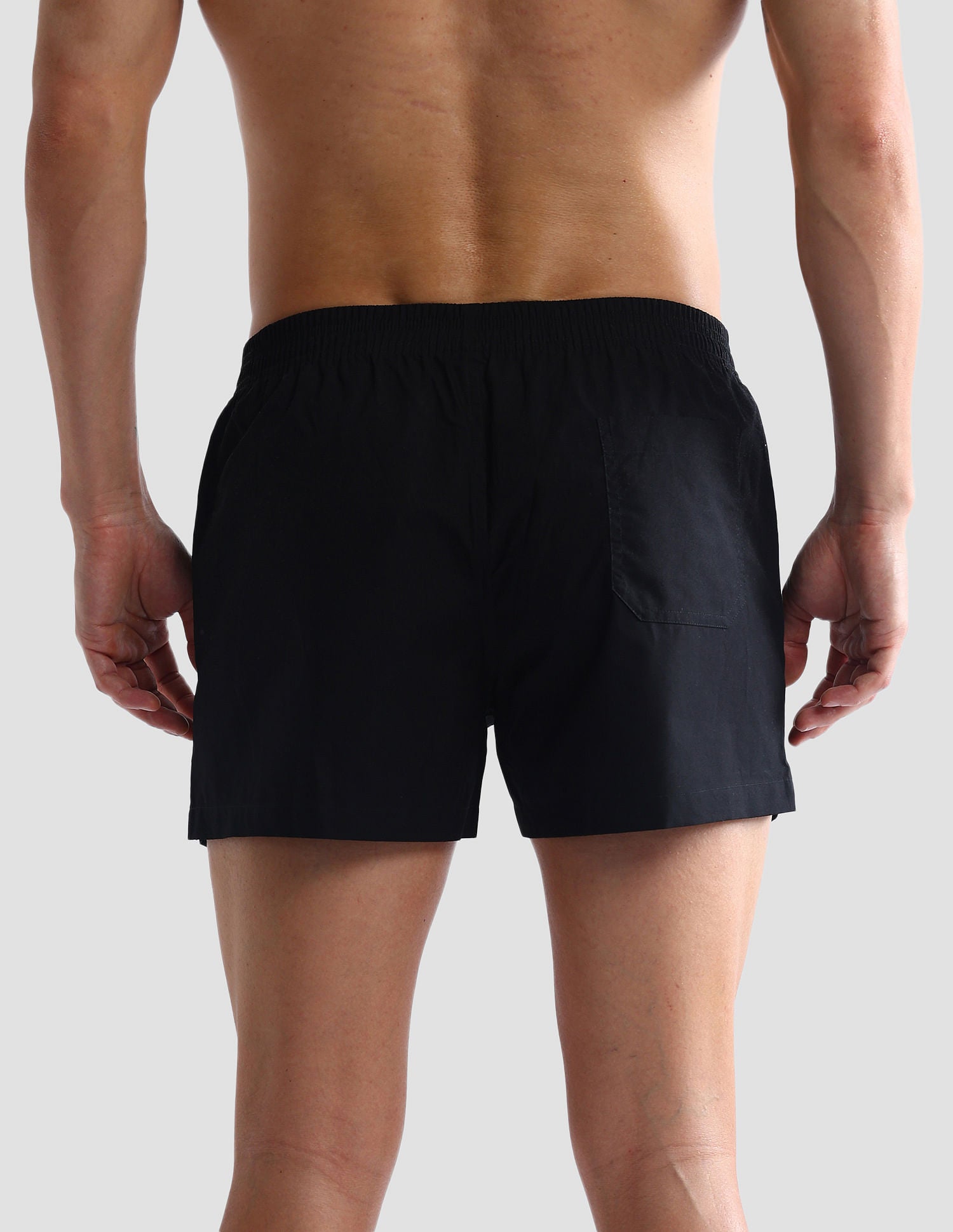 Pure Cotton Solid OEX03 Boxers - Pack Of 1 Black - U.S. POLO ASSN. | Large