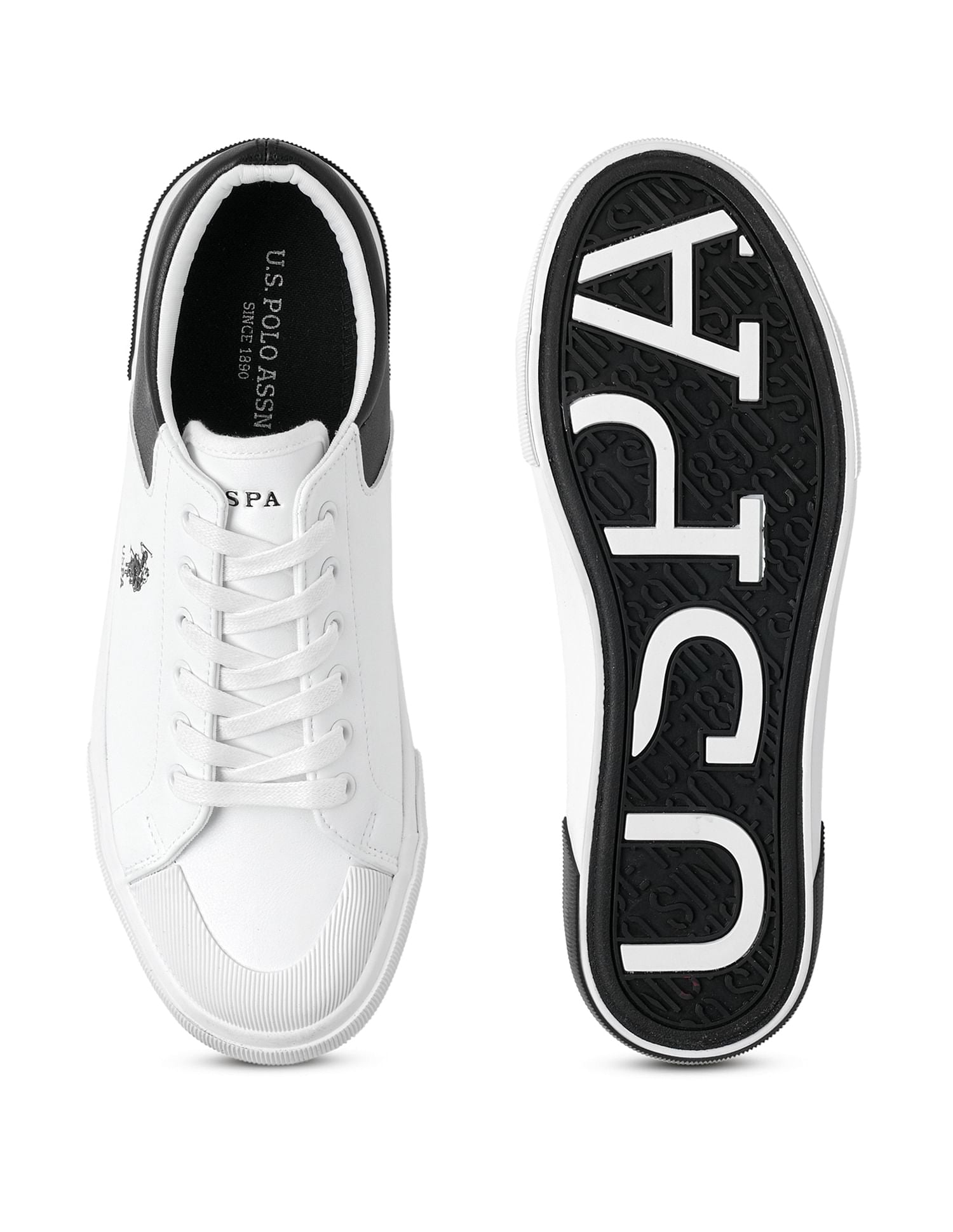 Men Colour Block Tanal Sneakers White - U.S. POLO ASSN. | Large