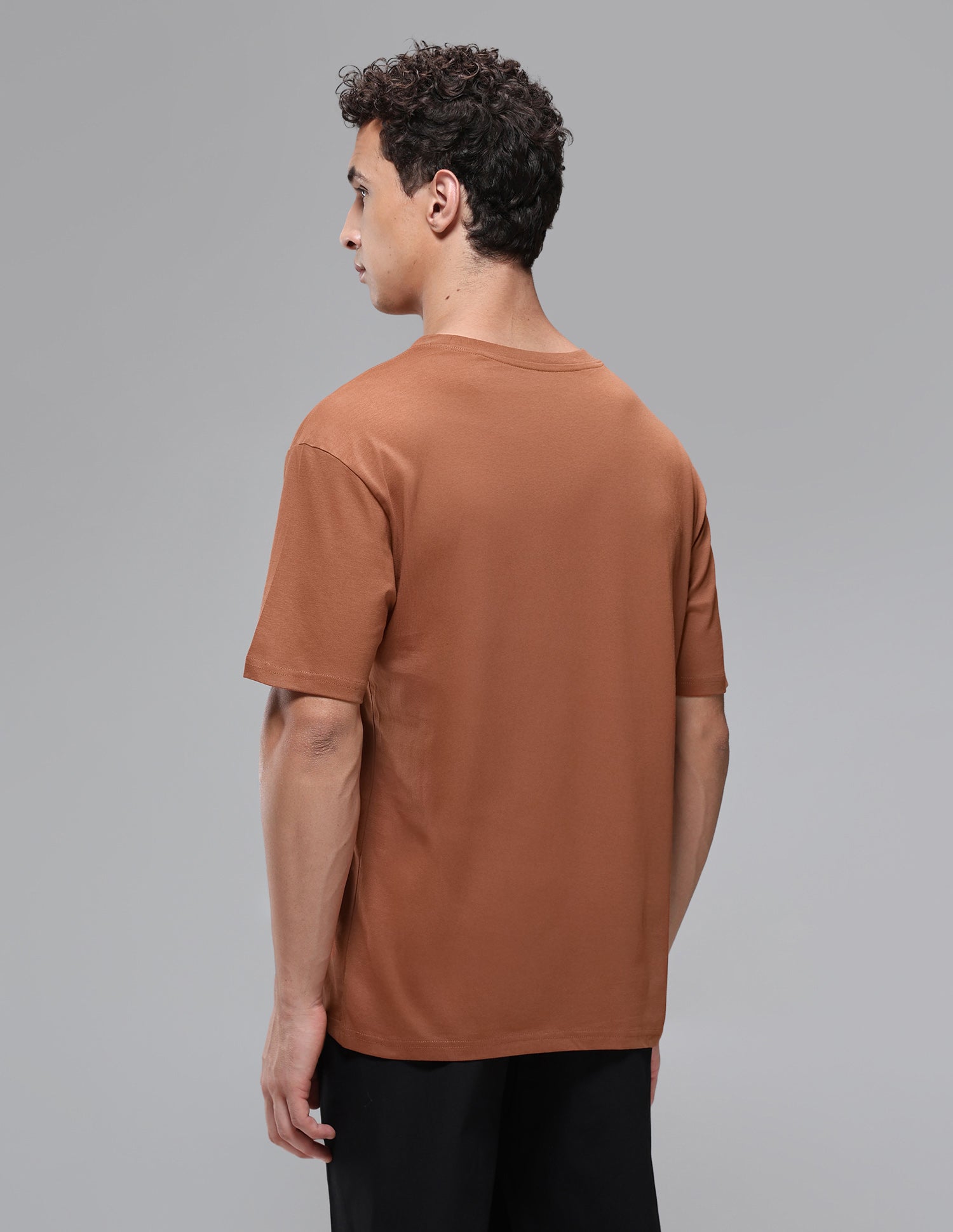 Regular Shape Retention OEE16 Lounge T-Shirt Glazed Ginger - U.S. Polo Assn. India | Large