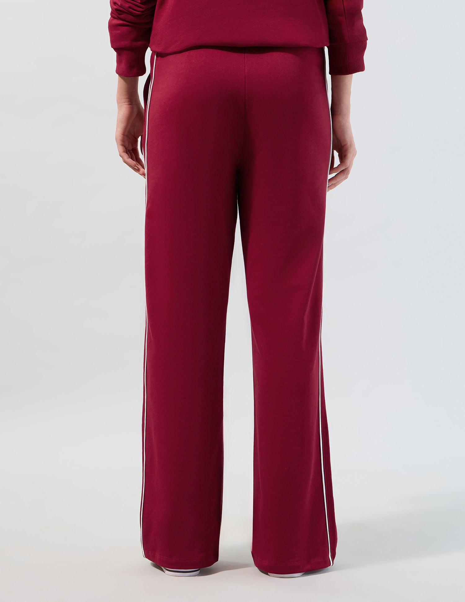 Straight Fit Solid Trousers Red - U.S. POLO ASSN. | Large