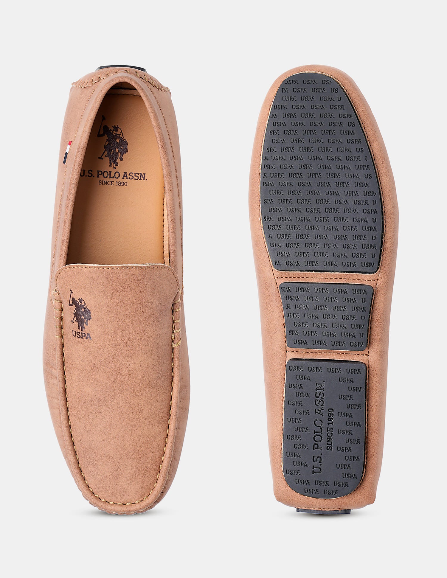 Men Aaron 6.0 Loafers Tan - U.S. Polo Assn. India | Large