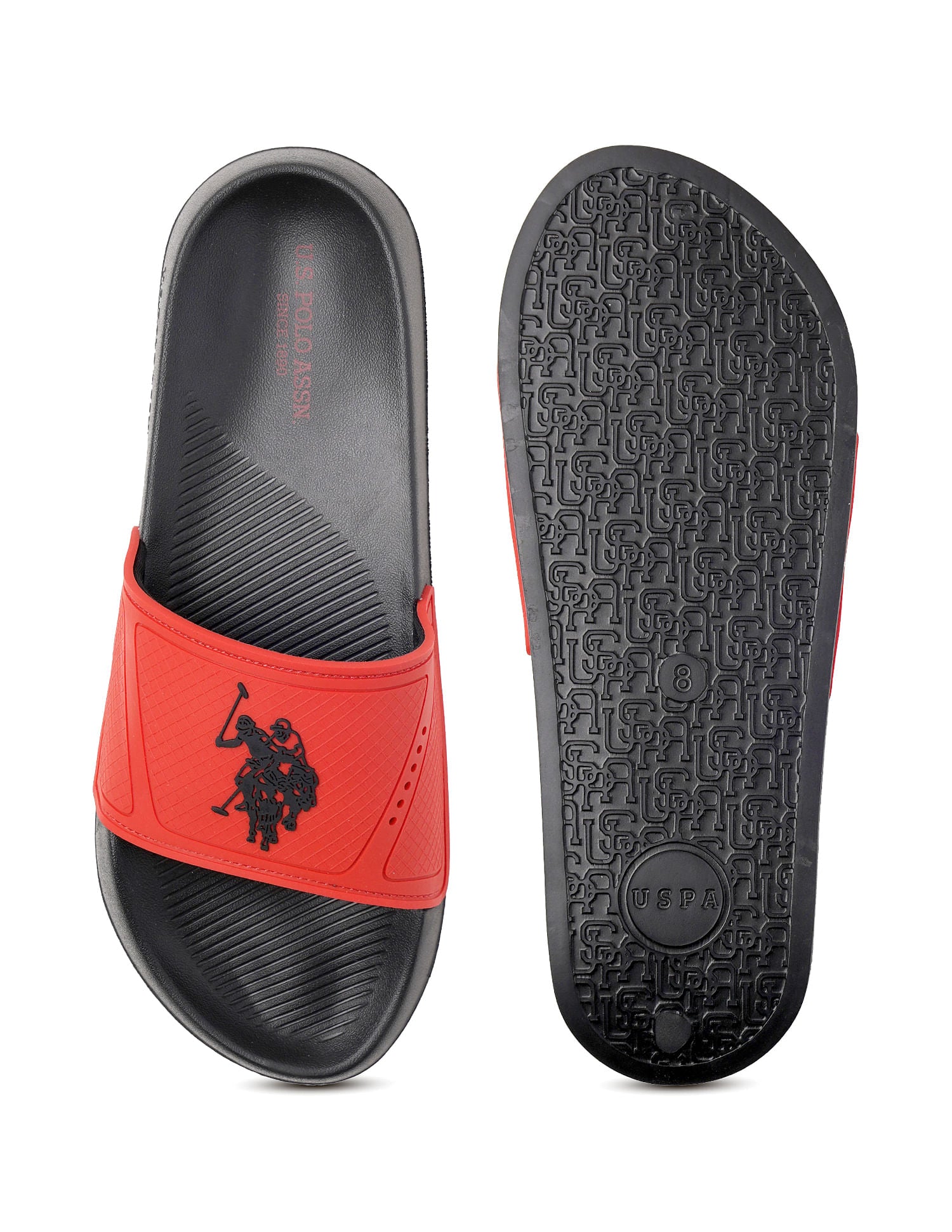 Men Phil Sliders Red - U.S. Polo Assn. India | Large