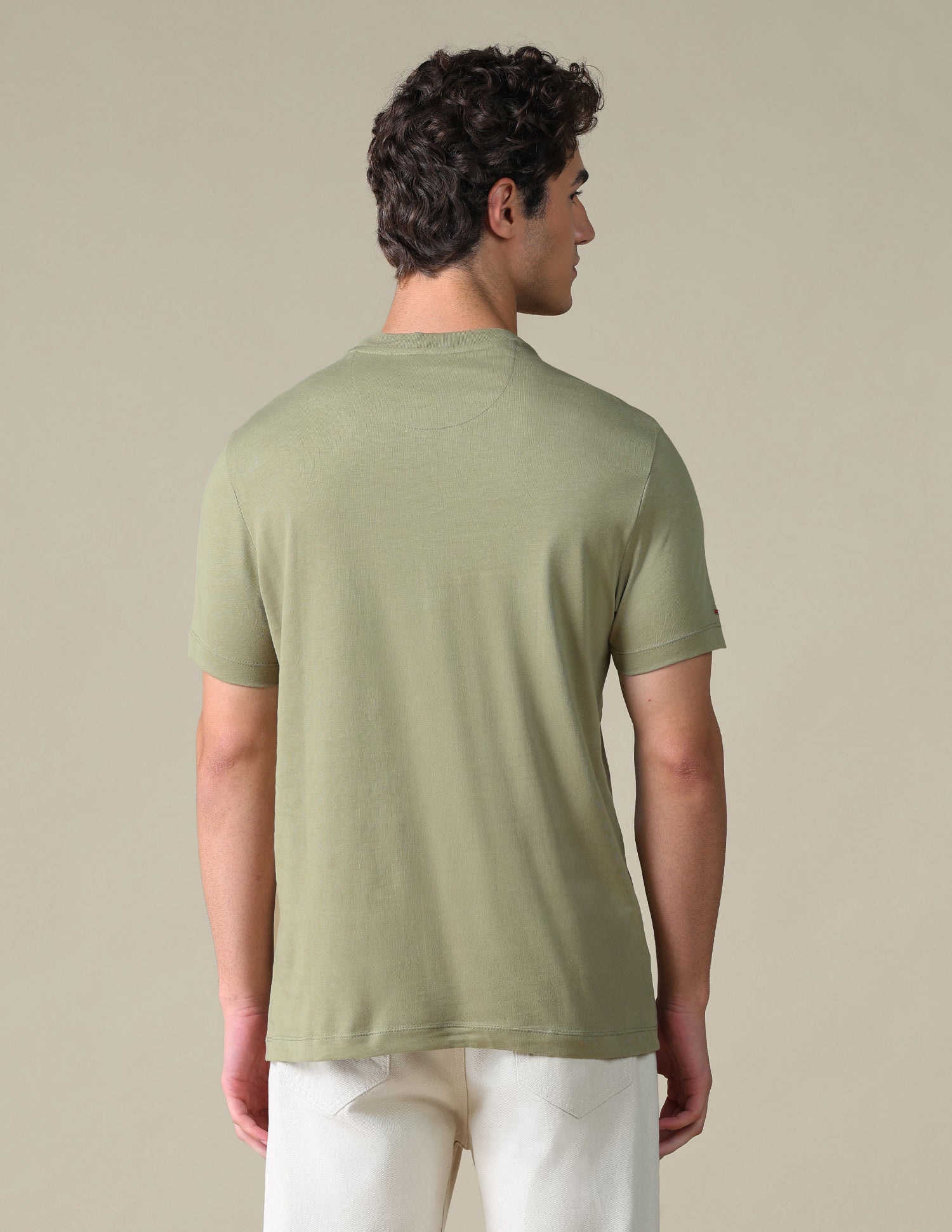 Slim Fit Graphic Brand Printed T-Shirt Green - U.S. Polo Assn. India | Large