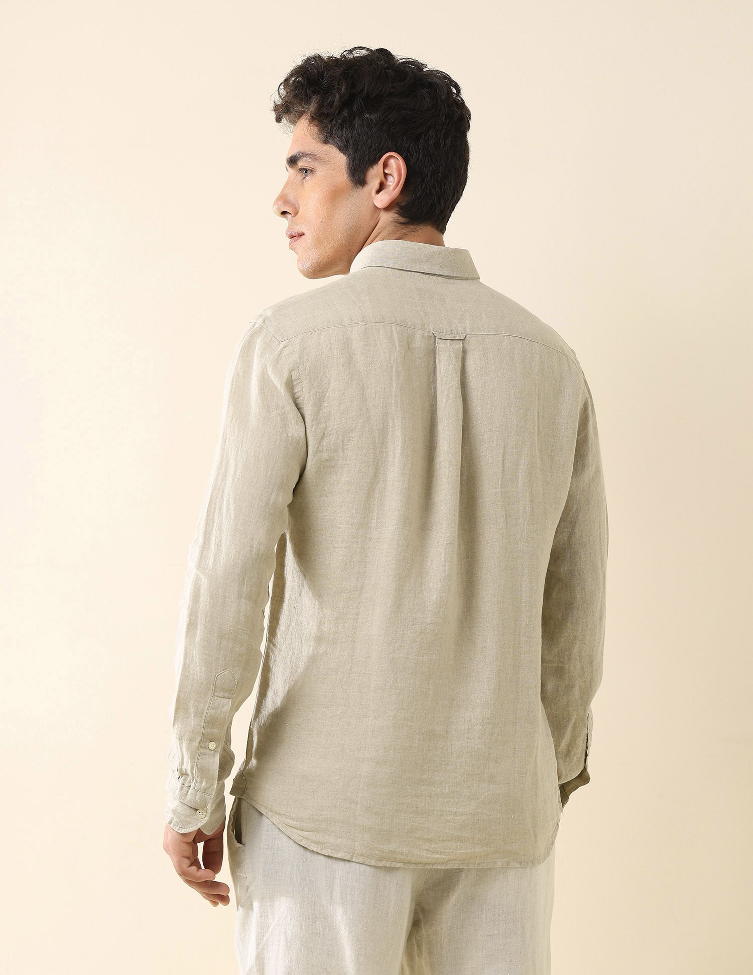 Solid Regular Fit Regular Shirt White - U.S. Polo Assn. India | Large
